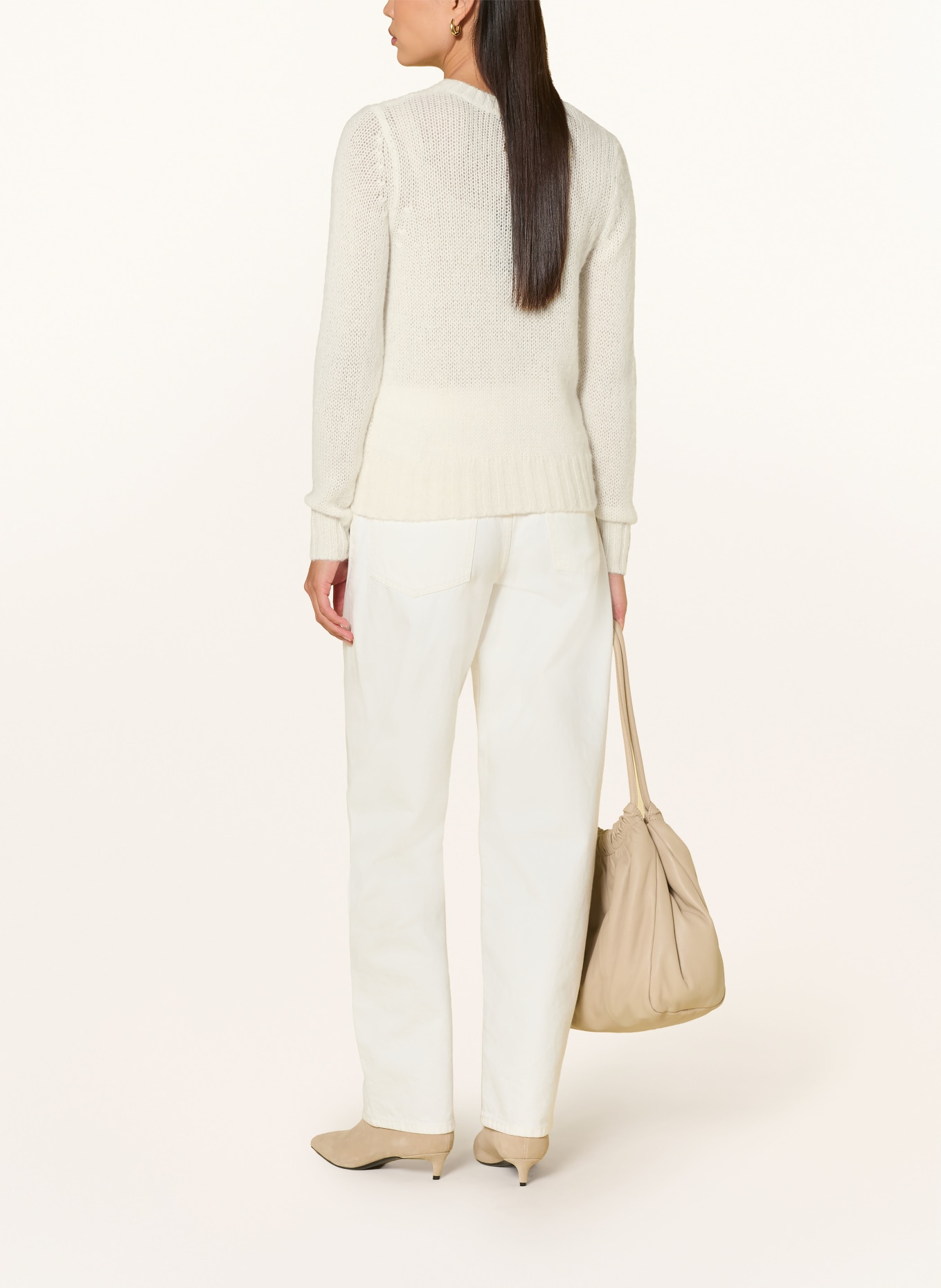 JOOP! KORIN Sweater with Alpaca: WHITE