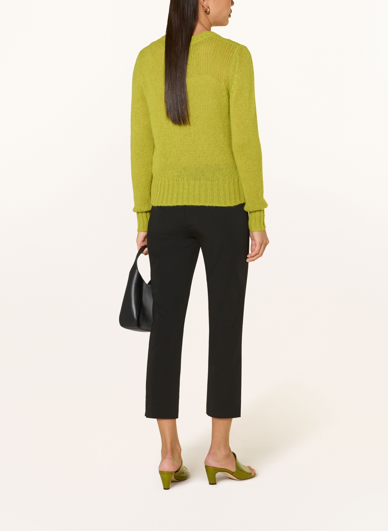 JOOP! Pulover KORIN din alpaca: VERDE DESCHIS