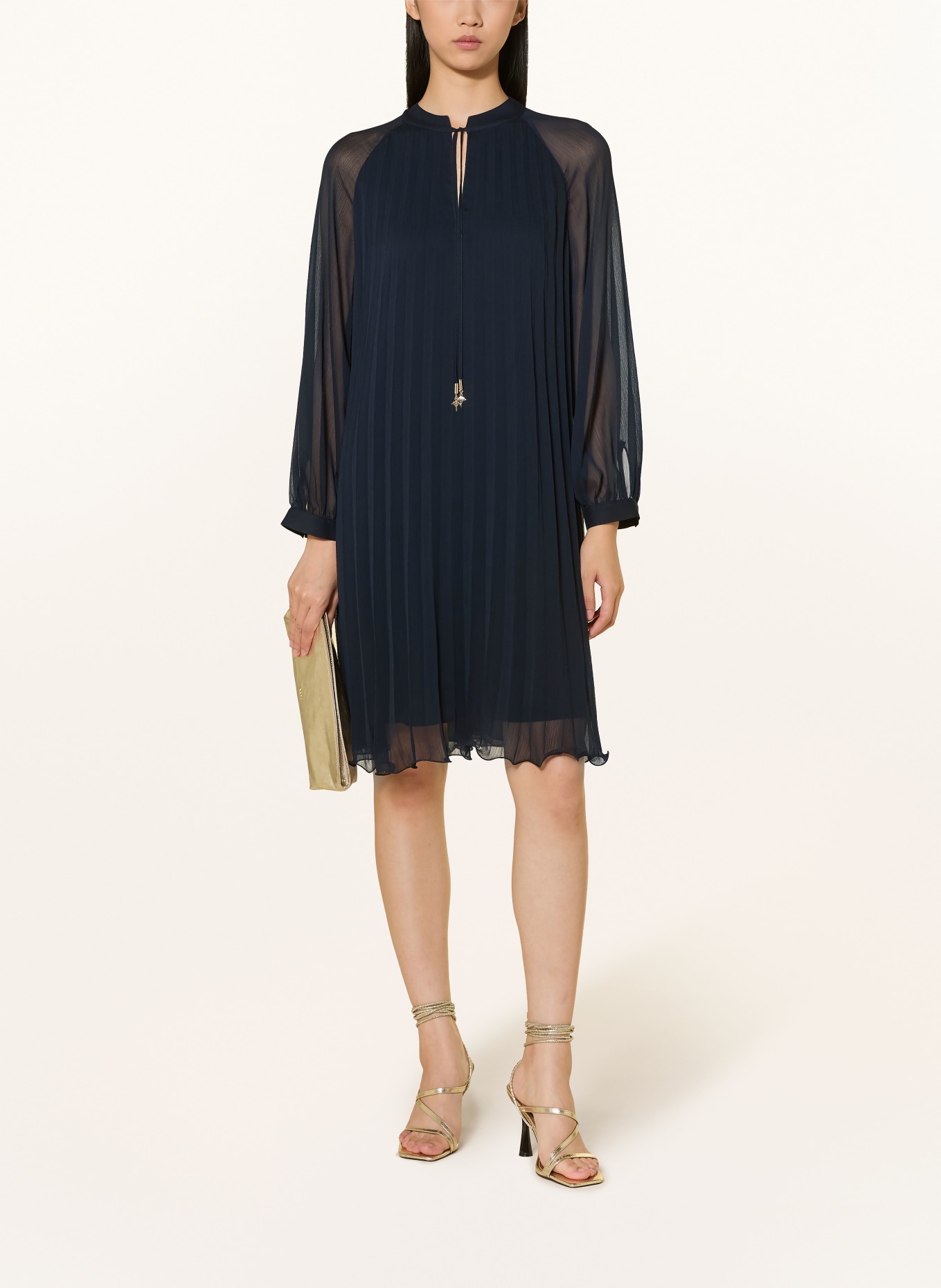 JOOP! Plisseekleid DAPHNE: DUNKELBLAU