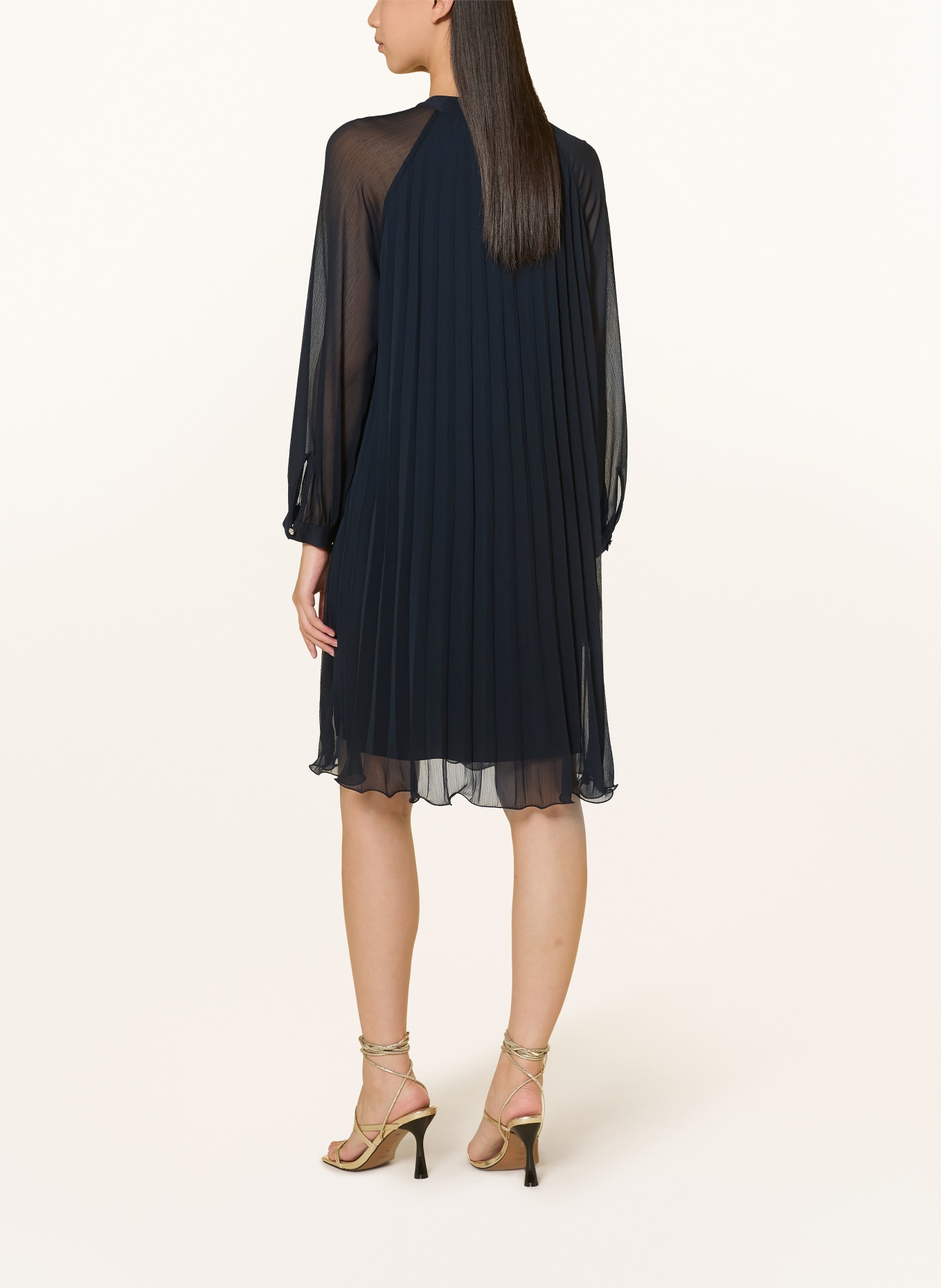 JOOP! Plisseekleid DAPHNE: DUNKELBLAU