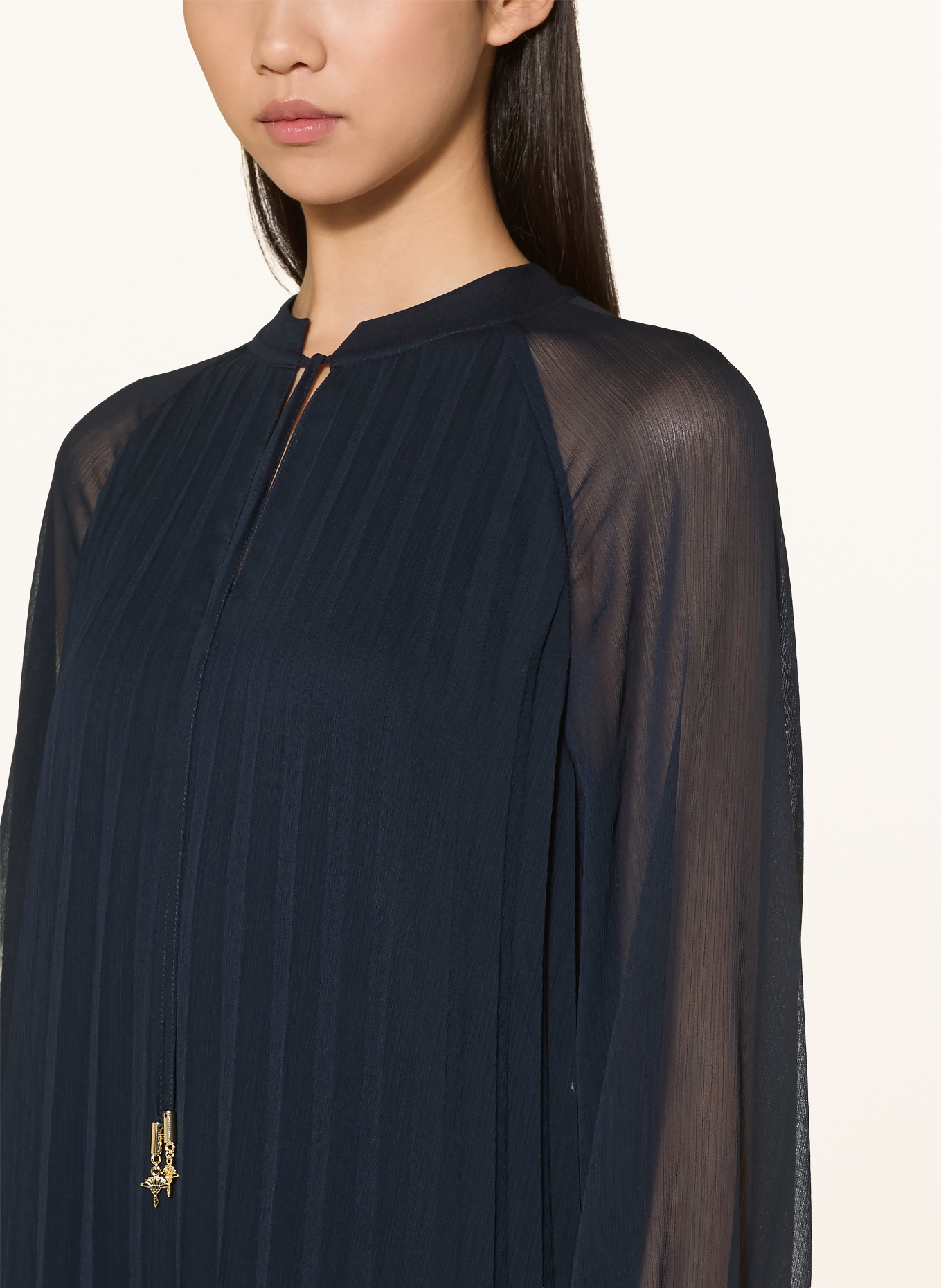 JOOP! Plisseekleid DAPHNE: DUNKELBLAU