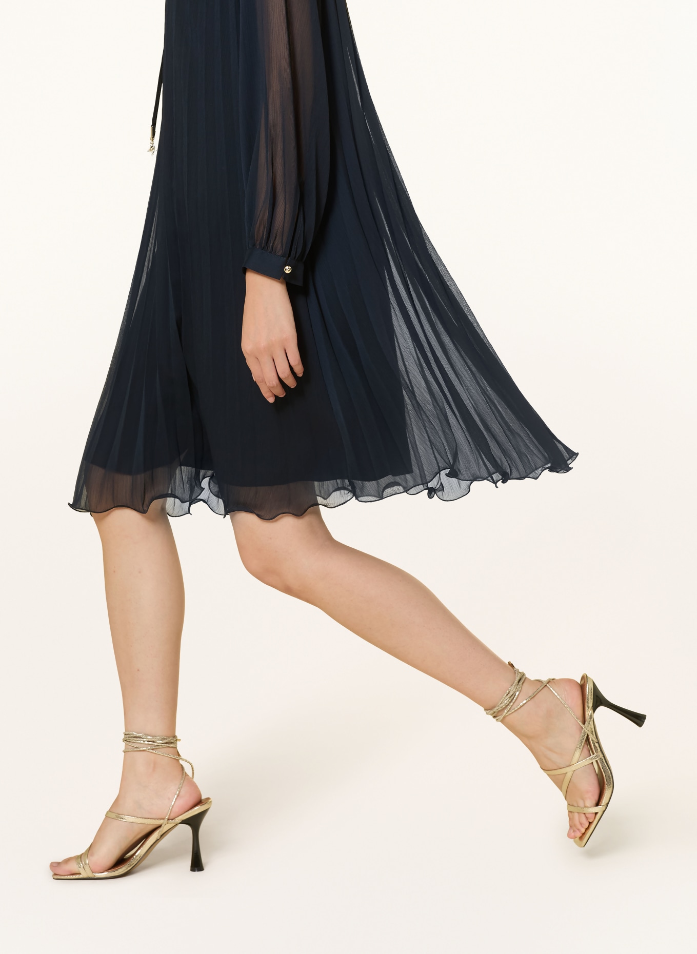 JOOP! Plisseekleid DAPHNE: DUNKELBLAU