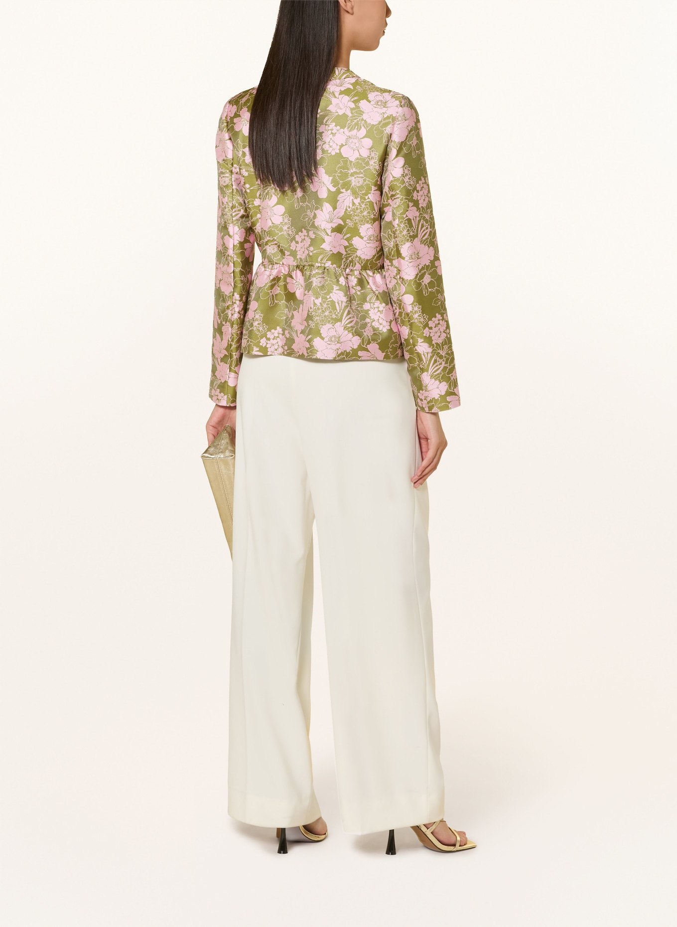 JOOP! Blazer jacquard JADORA: VERT / ROSÉ