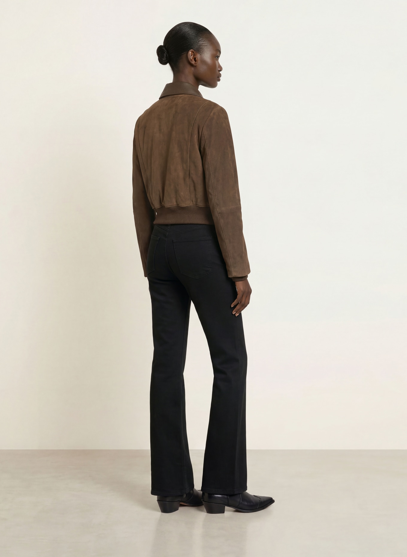 FRAME Bootcut Jeans THE ARROW: BLK BLACK