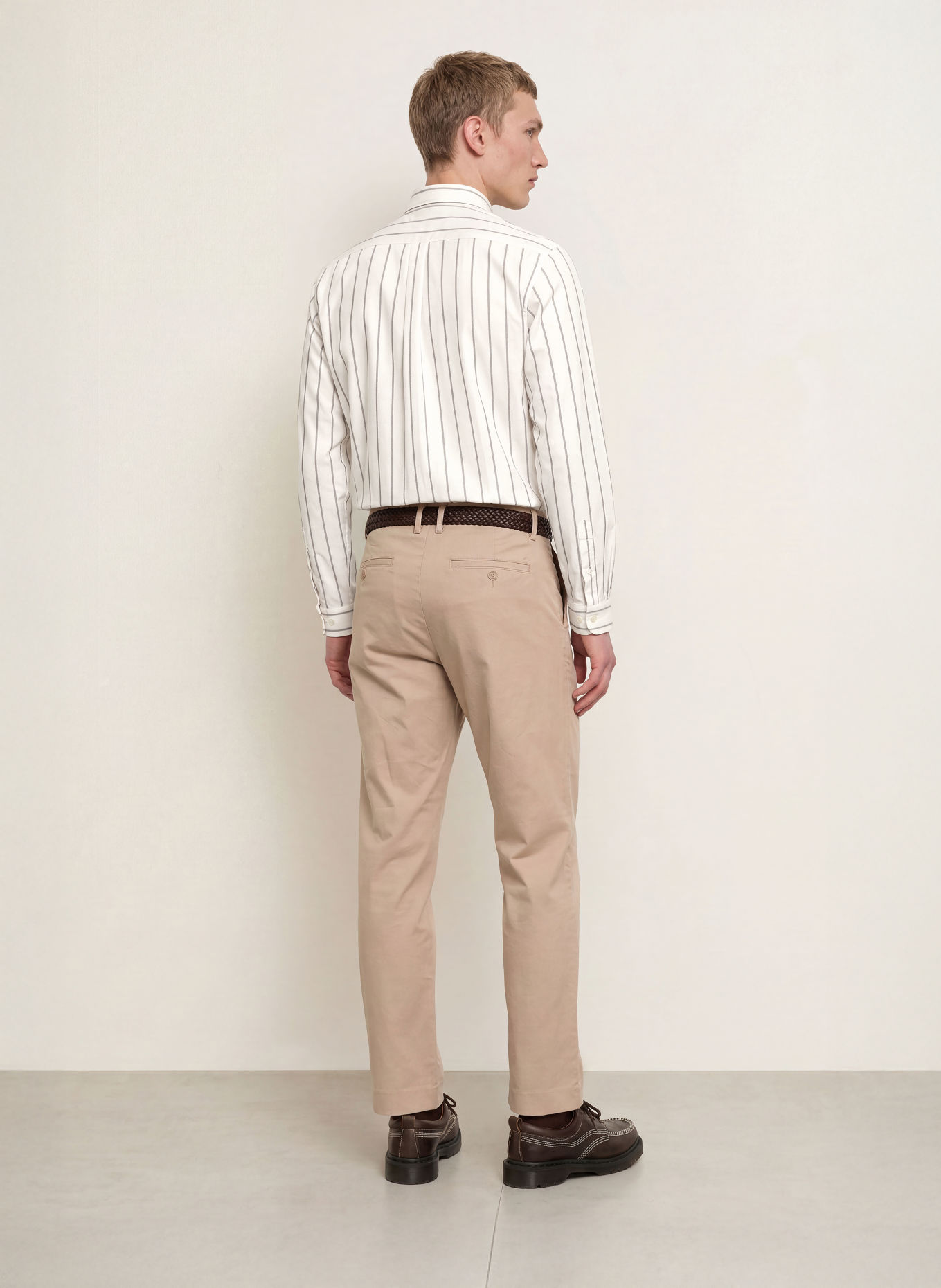 PAUL Koszula oxfordzka o kroju regular fit: KREMOWY / OLIWKOWY