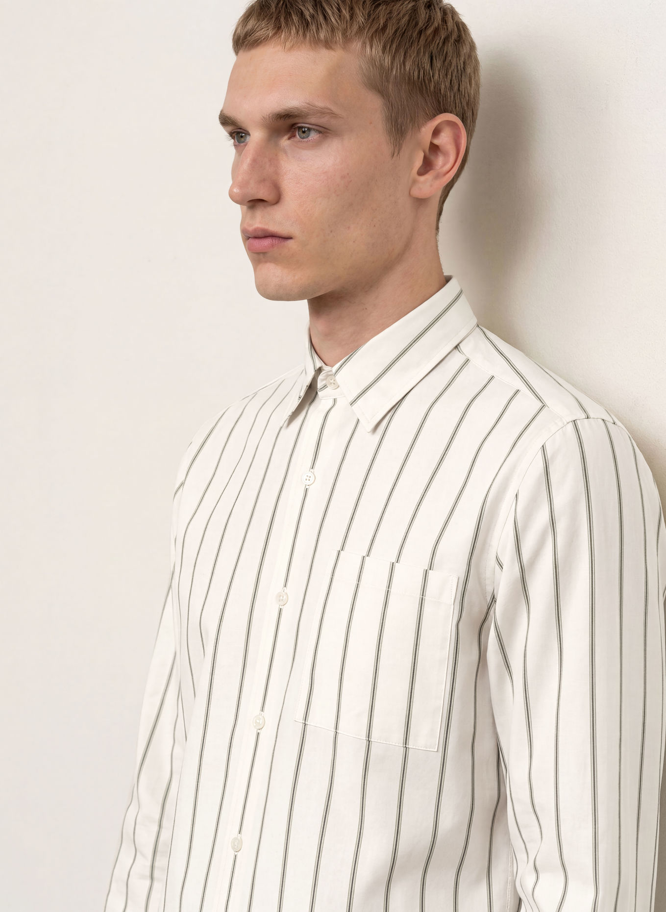 PAUL Koszula oxfordzka o kroju regular fit: KREMOWY / OLIWKOWY