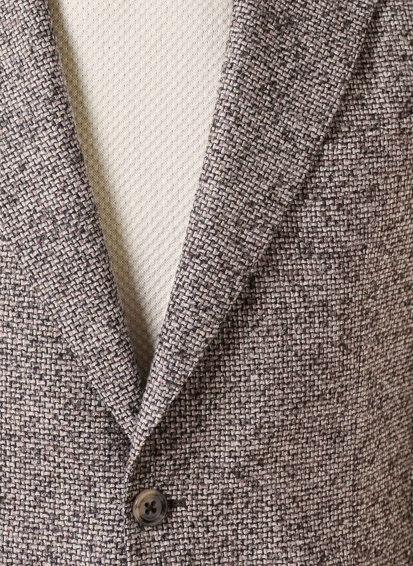 windsor. Colbert GIORNO Extra Slim Fit: MARRON FONCÉ / TAUPE / WIT
