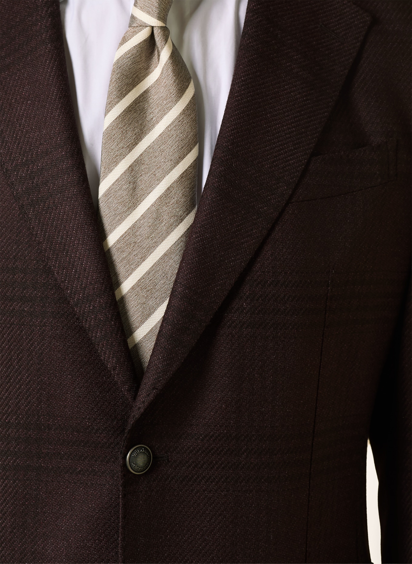 windsor. GIORNO Shaped Fit Blazer: DARK RED / DARK GRAY