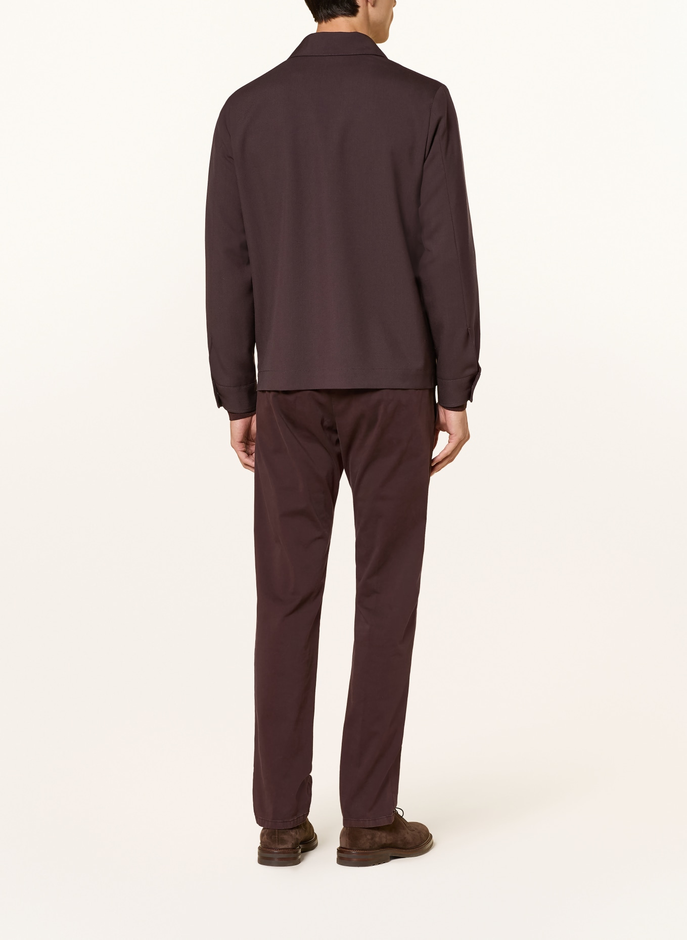 windsor. Overshirt LAVORO2: DUNKELROT
