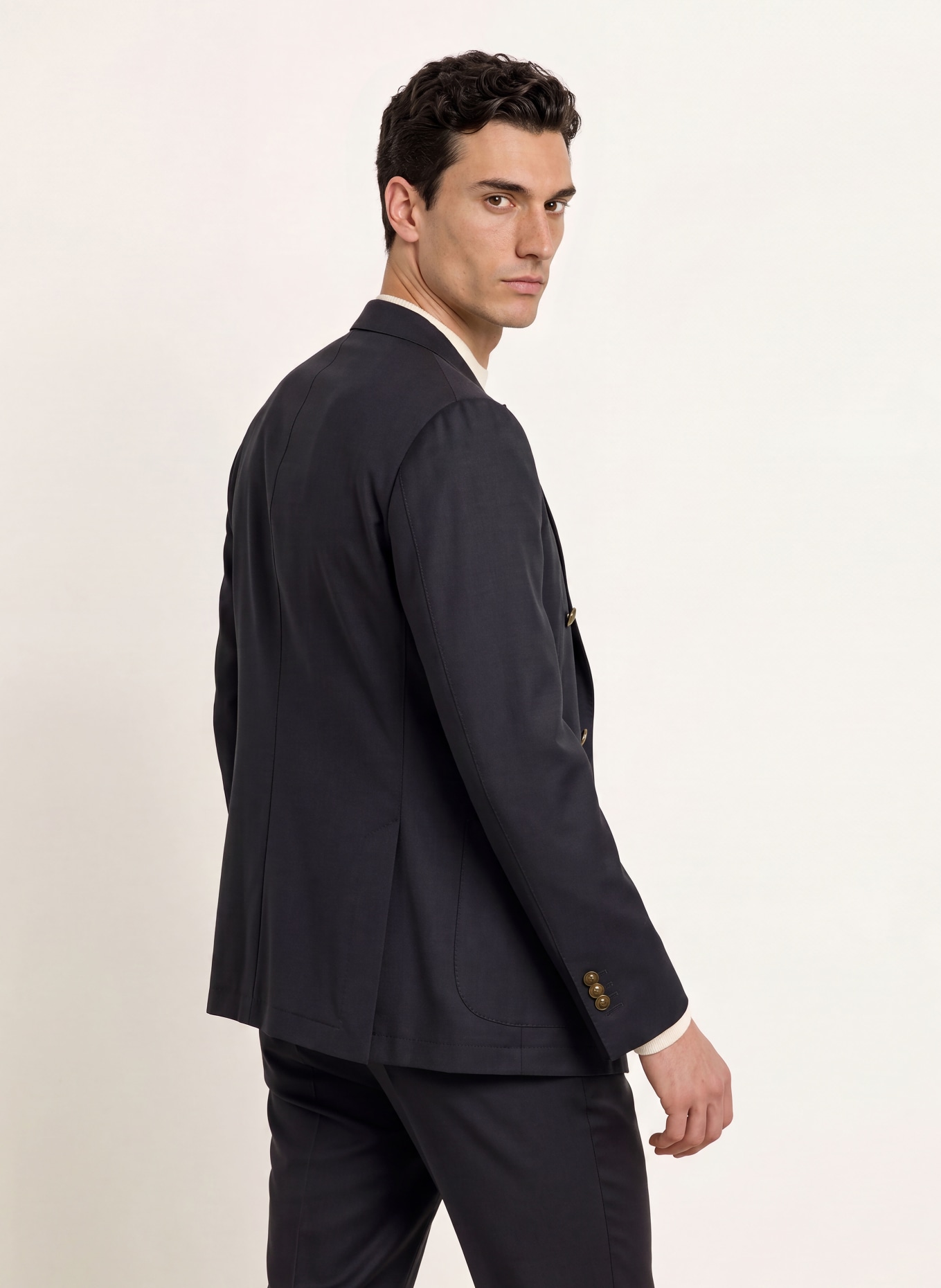 windsor. SALERNOS Shaped Fit Suit Jacket: 401 Dark Blue 401