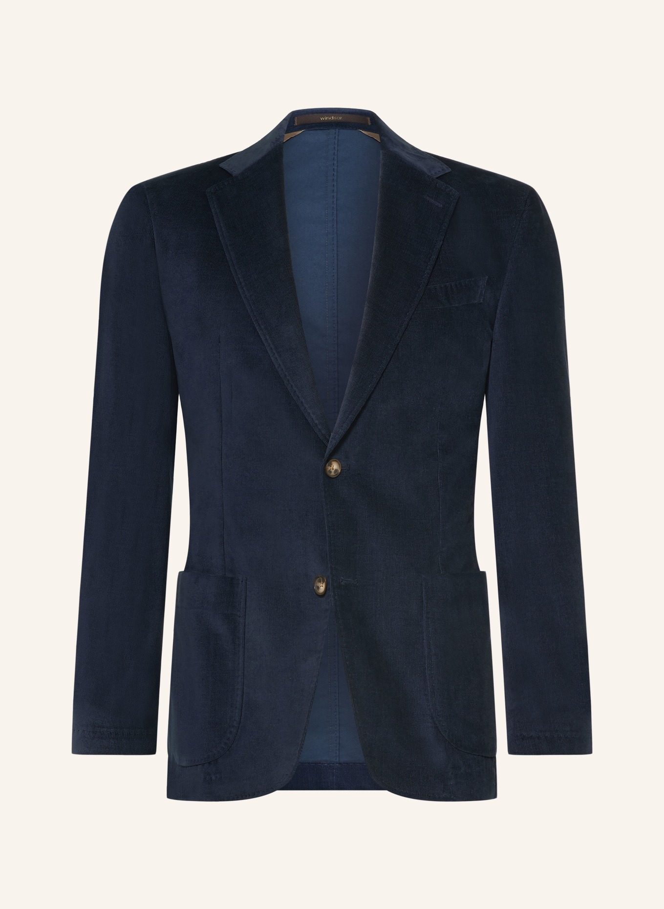 windsor. Anzugsakko GIRO Shaped Fit aus Cord: 425 Medium Blue 425