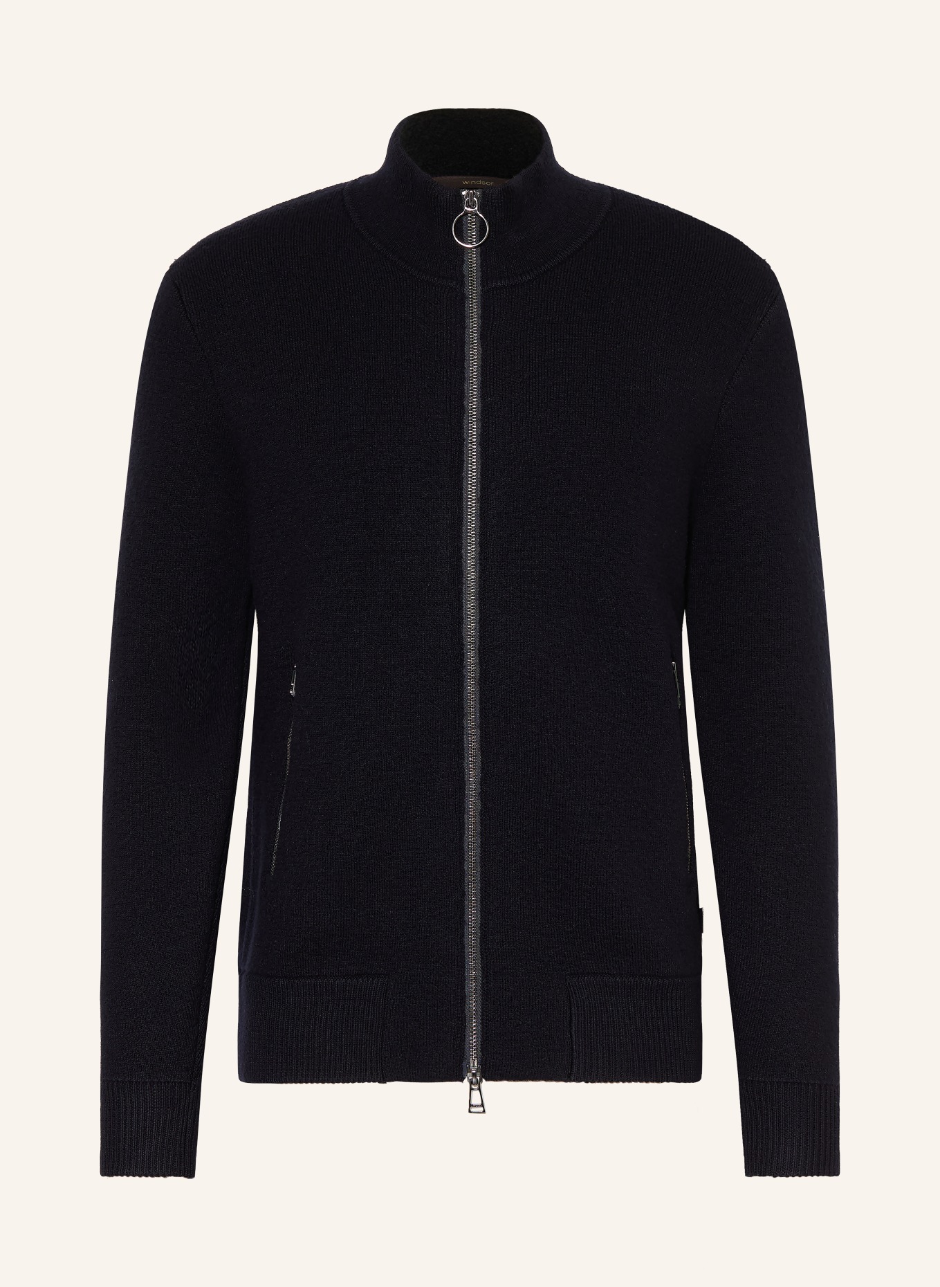windsor. Strickjacke NILS-J: DUNKELBLAU