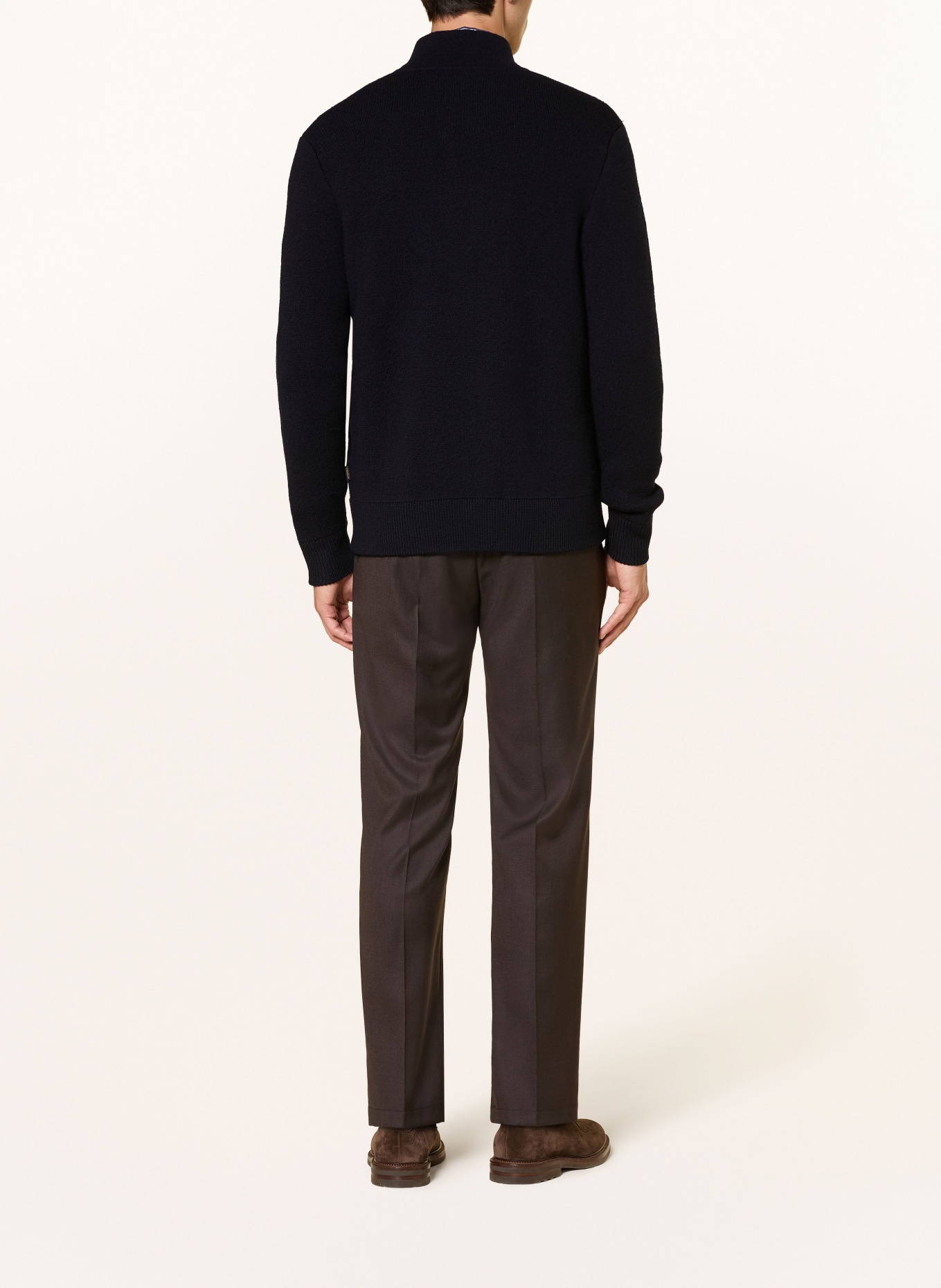 windsor. Strickjacke NILS-J: DUNKELBLAU