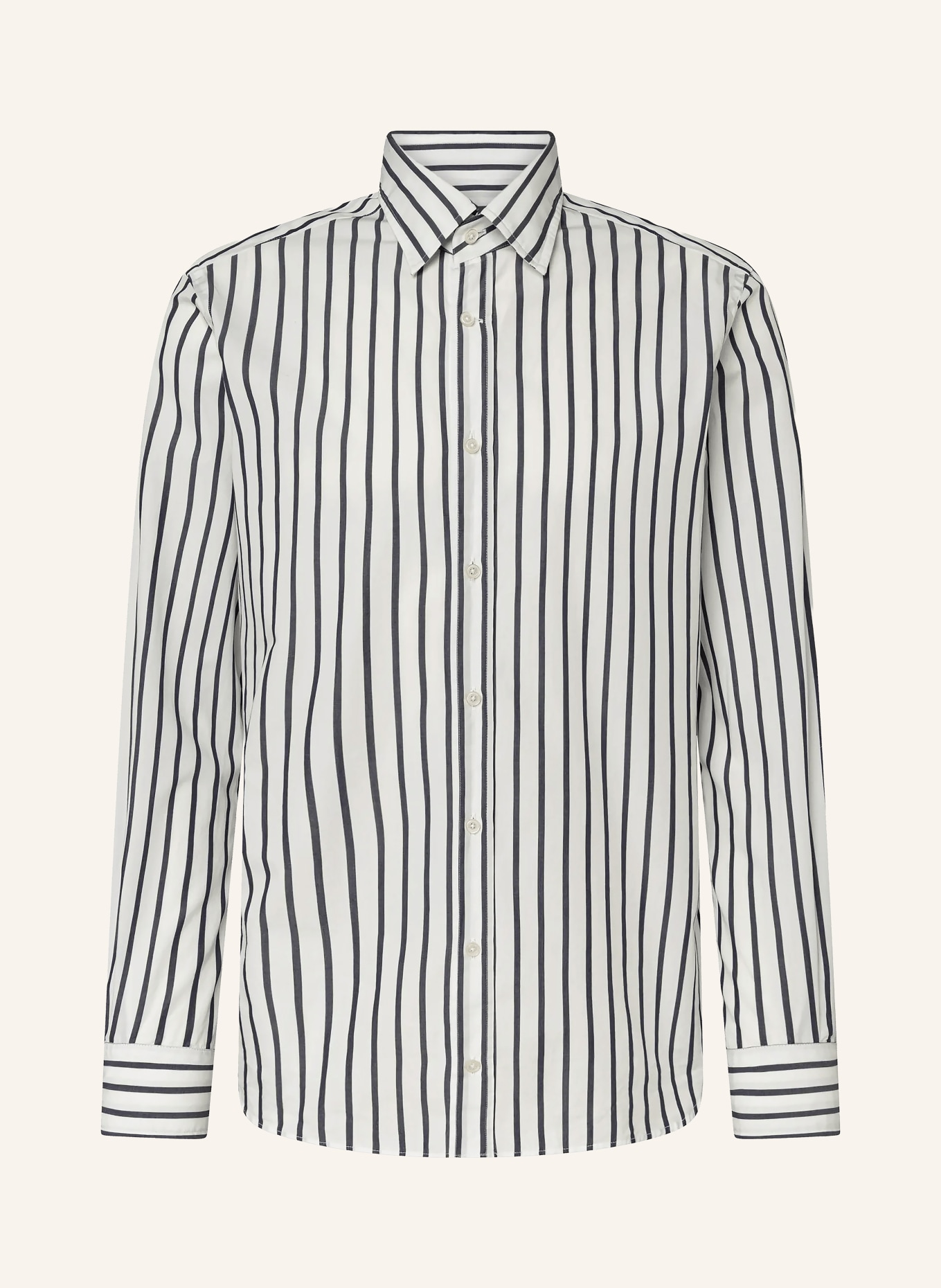windsor. Hemd LAPO-W Shaped Fit: WEISS / DUNKELBLAU