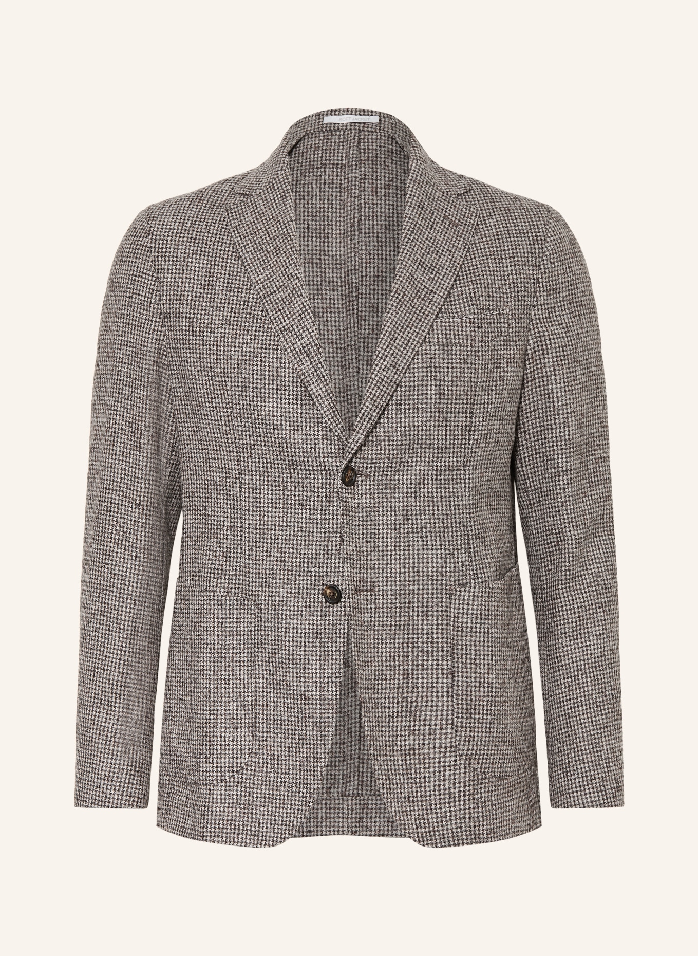 eleventy Sakko Extra Slim Fit: HELLGRAU / GRAU / DUNKELROT