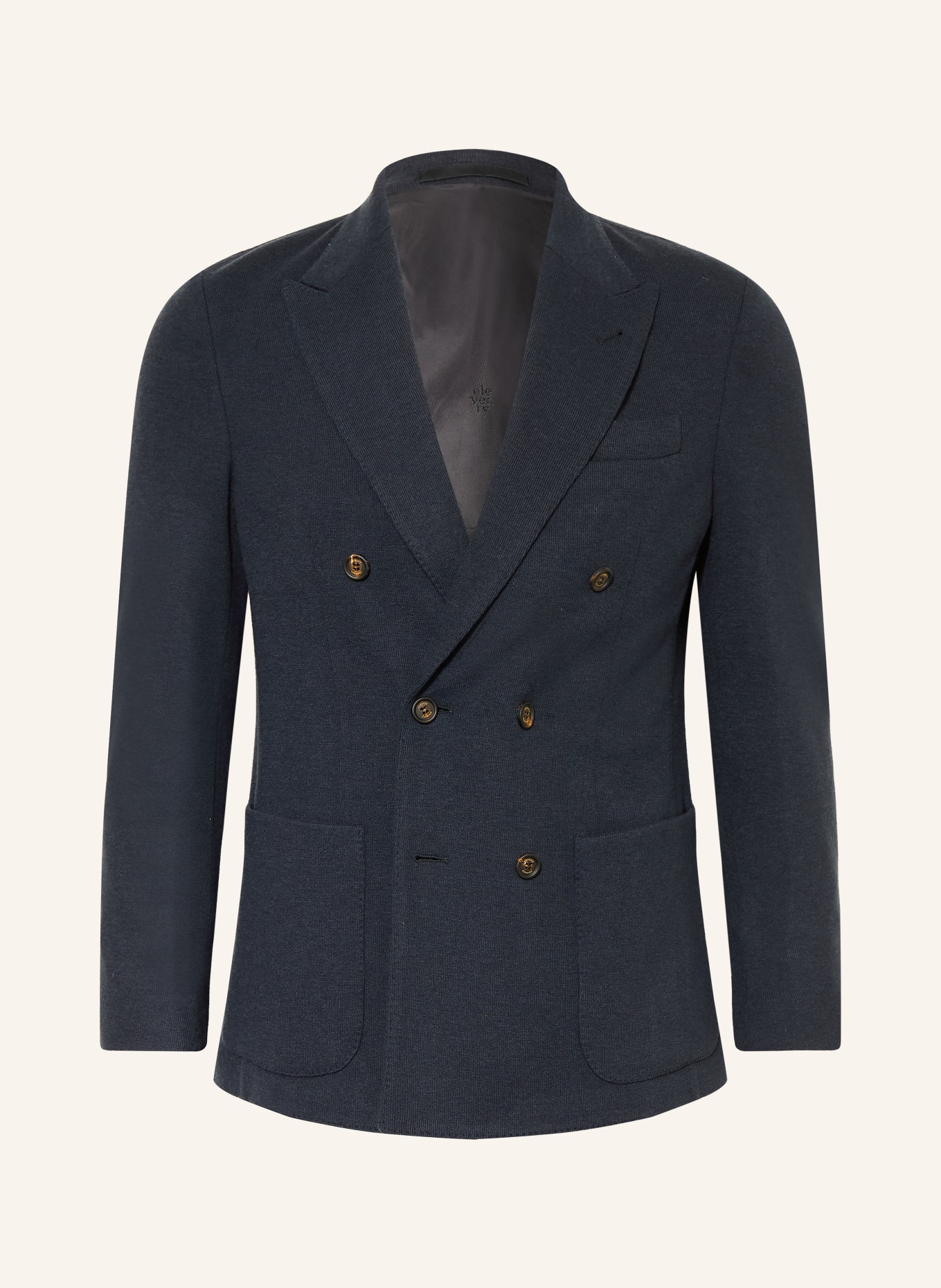 eleventy Jerseysakko Extra Slim Fit: DUNKELBLAU