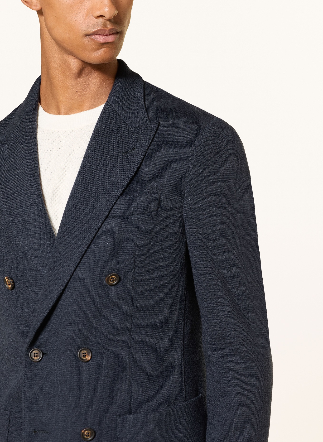 eleventy Jerseysakko Extra Slim Fit: DUNKELBLAU