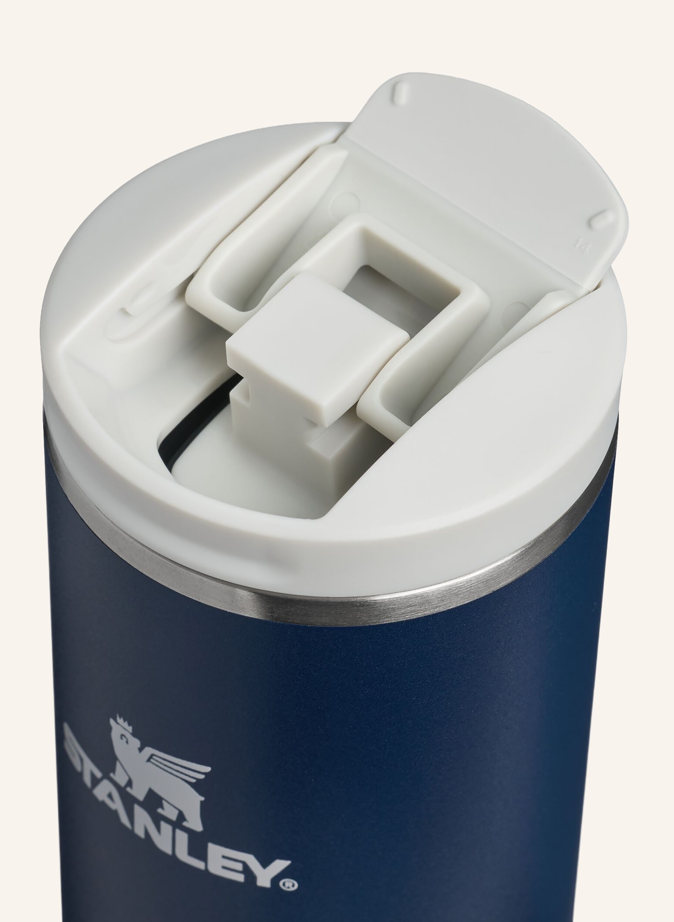 STANLEY Thermobecher THE TRANSIT FLIPTOP: DUNKELBLAU