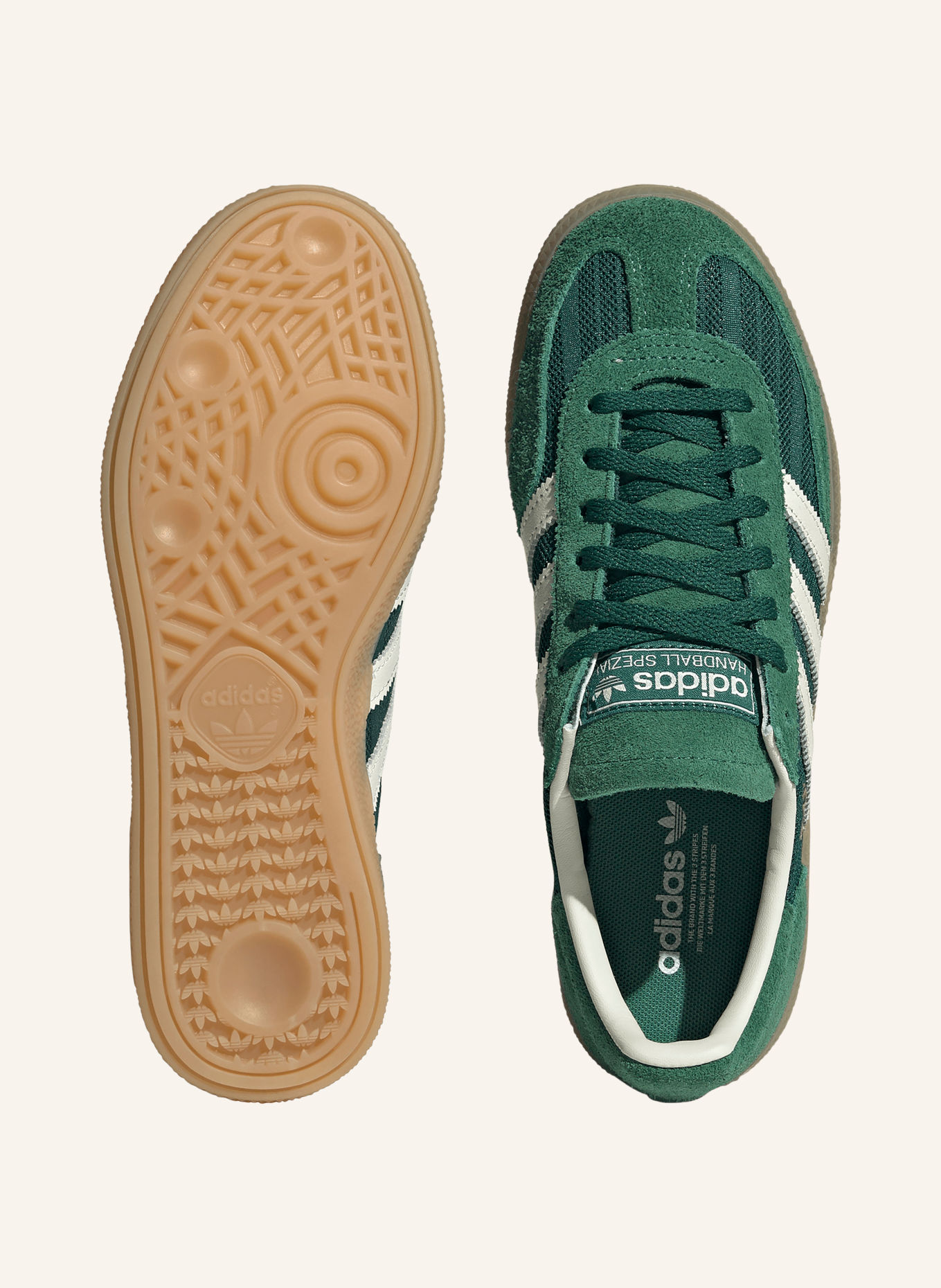 adidas Originals Sneakers HANDBAL SPECIAL: GROEN / ECRU / DONKERGROEN