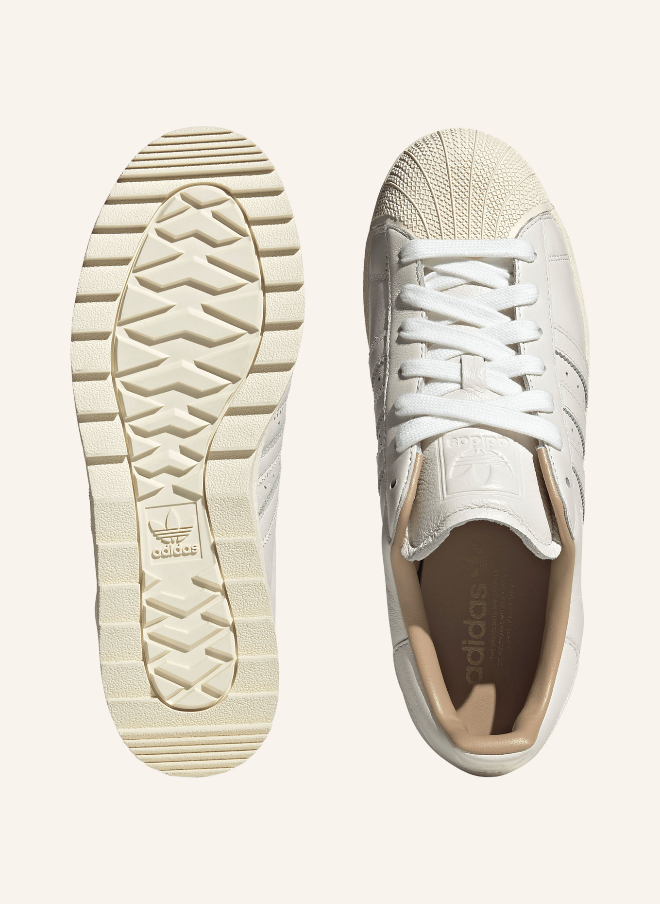 adidas Originals Sneakers SUPERSTAR II RIPPLE: ECRU