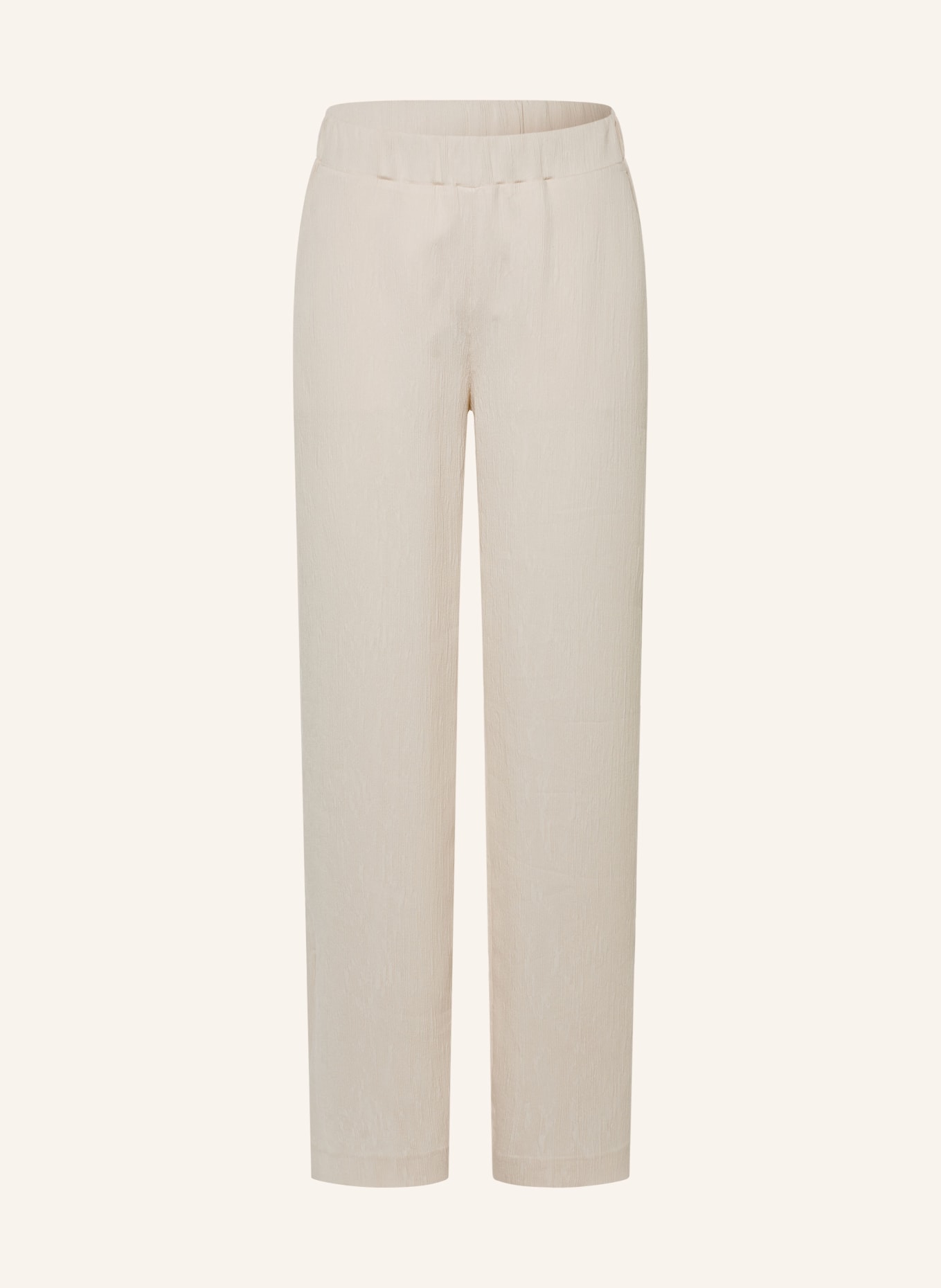 OPUS PANTS Wide-leg trousers MUCIA MOSS: ECRU