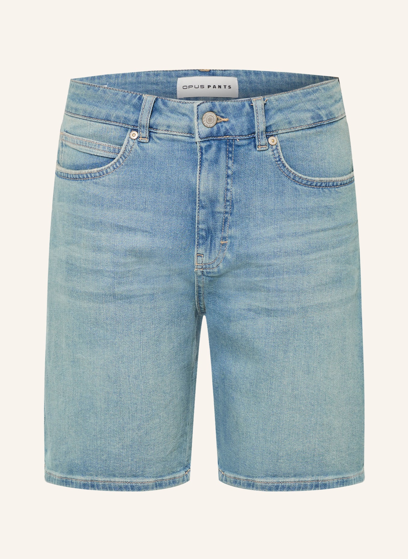 OPUS PANTS Jeansshorts MARI: 70298 mid mustard blue