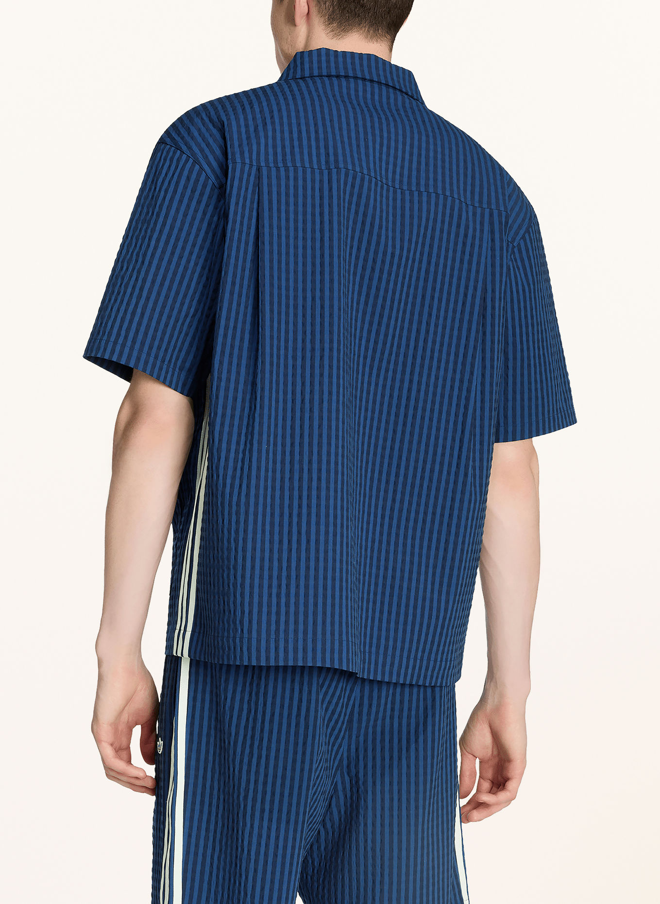 adidas Originals Overshirt RESORT S 2: DONKERBLAUW / WIT