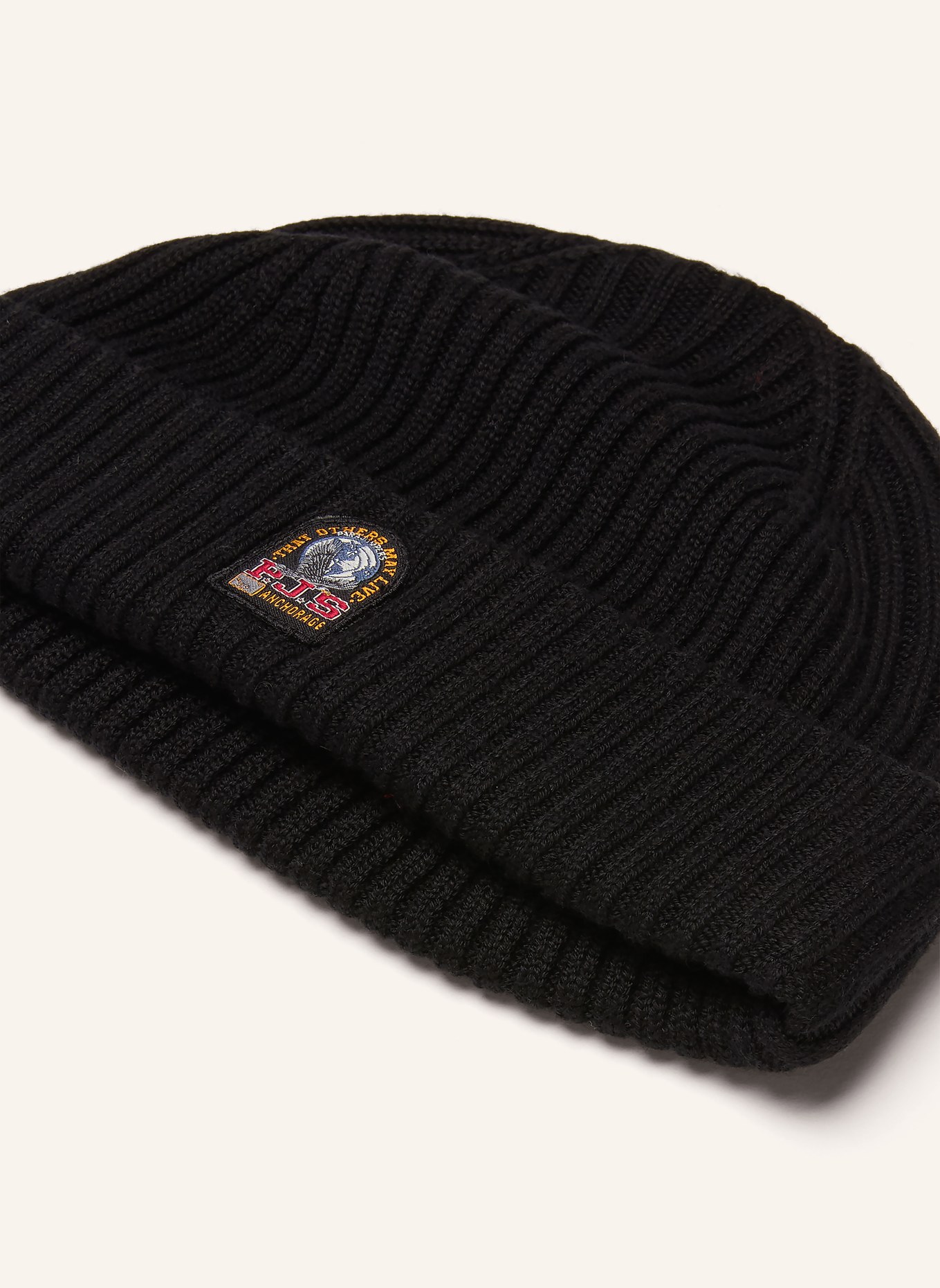 PARAJUMPERS Mütze MATIO mit Merinowolle: SCHWARZ