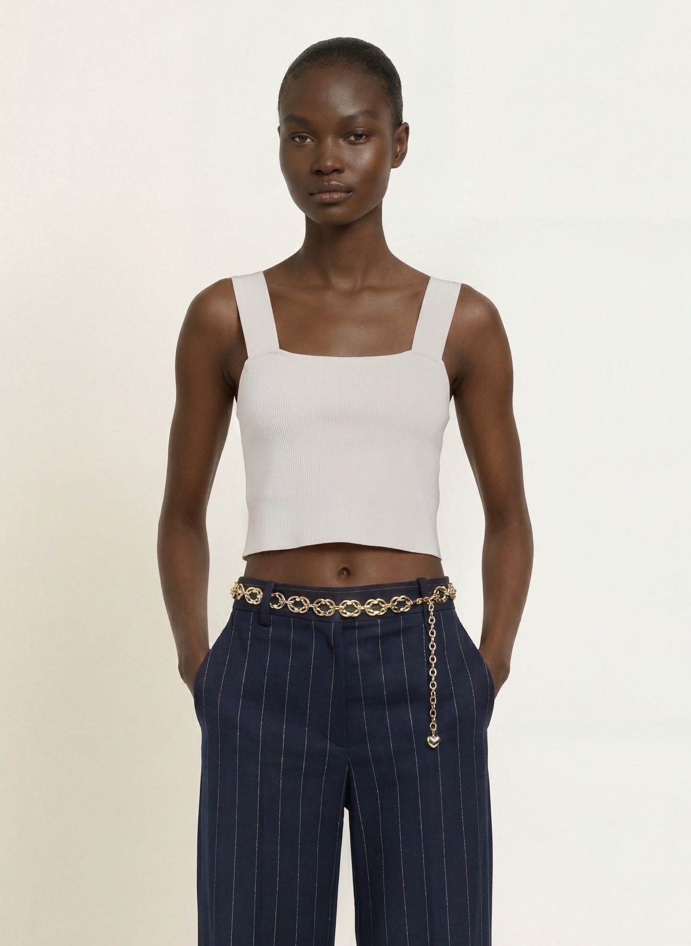 maje Stricktop: ECRU