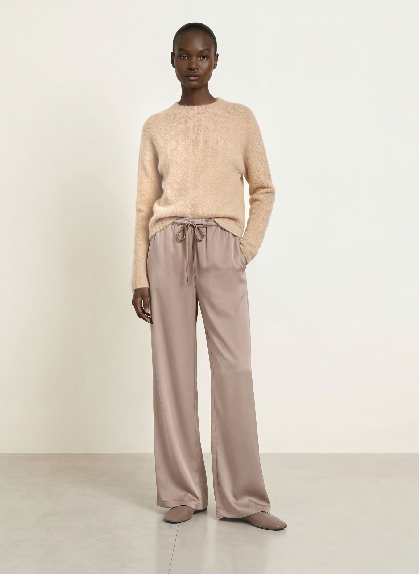 Juvia Pullover SOLEA mit Alpaka: BEIGE