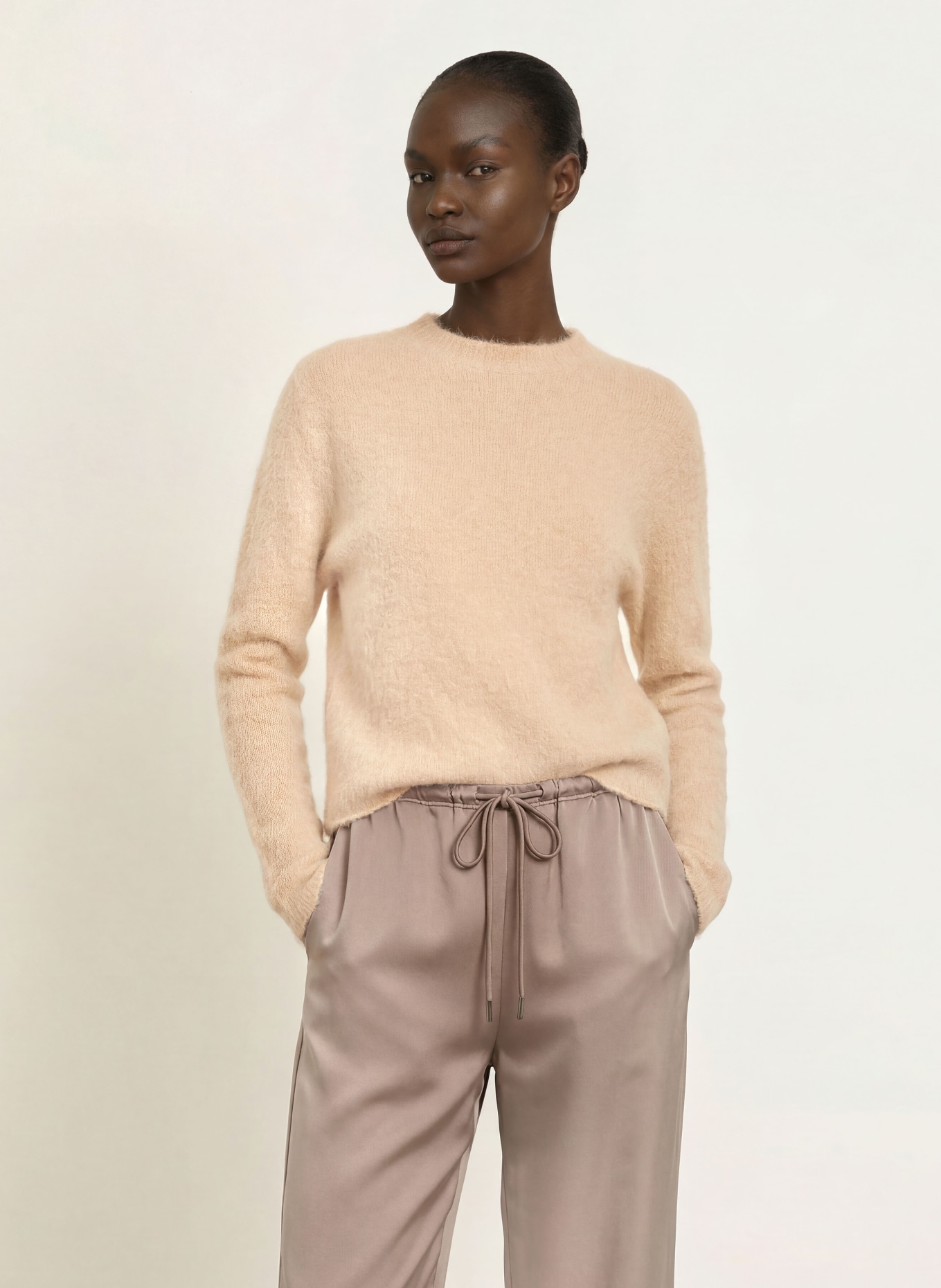 Juvia Pullover SOLEA mit Alpaka: BEIGE