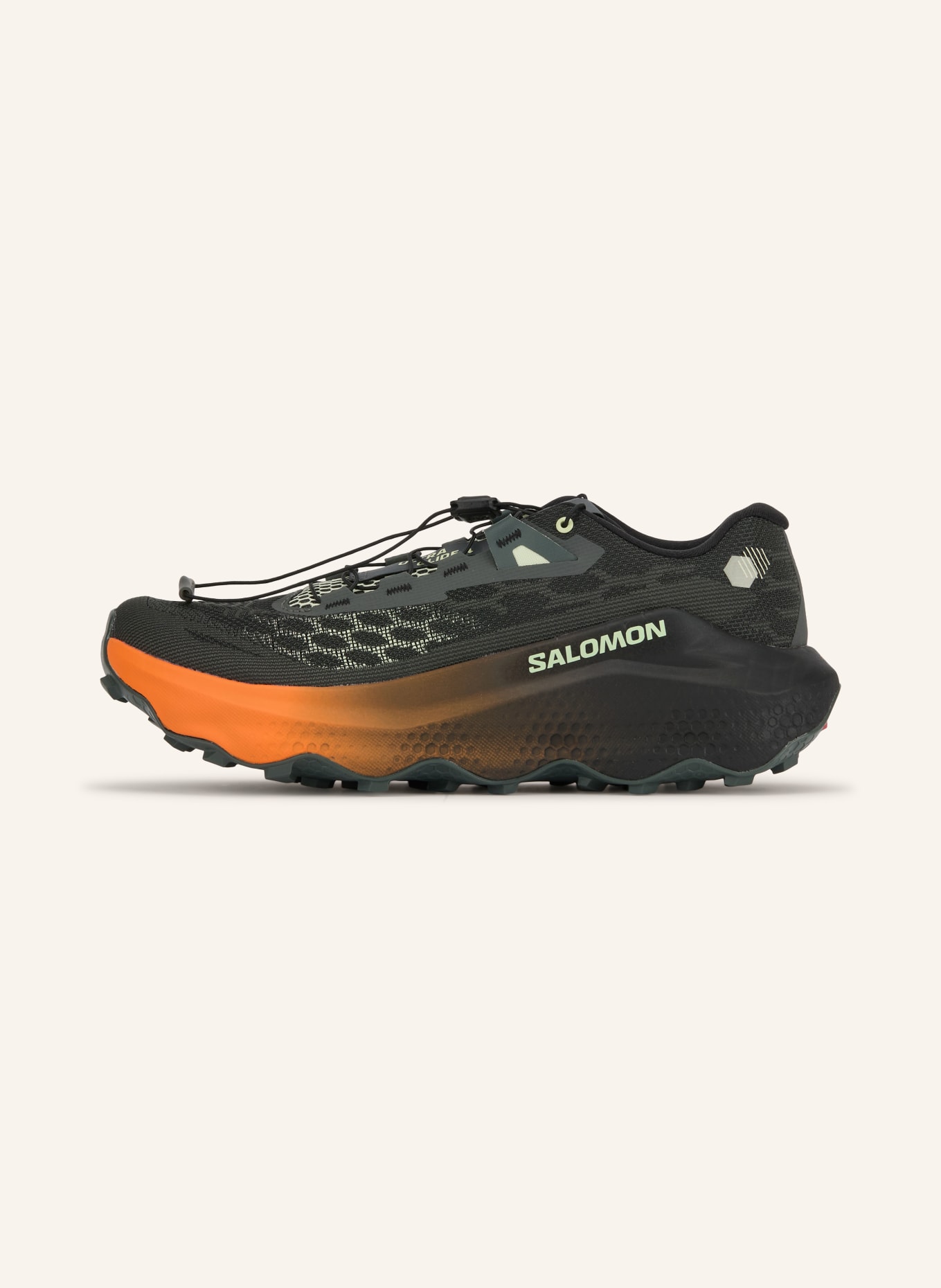 SALOMON ULTRA GLIDE 4 Trail running shoes: BLACK / LIGHT YELLOW