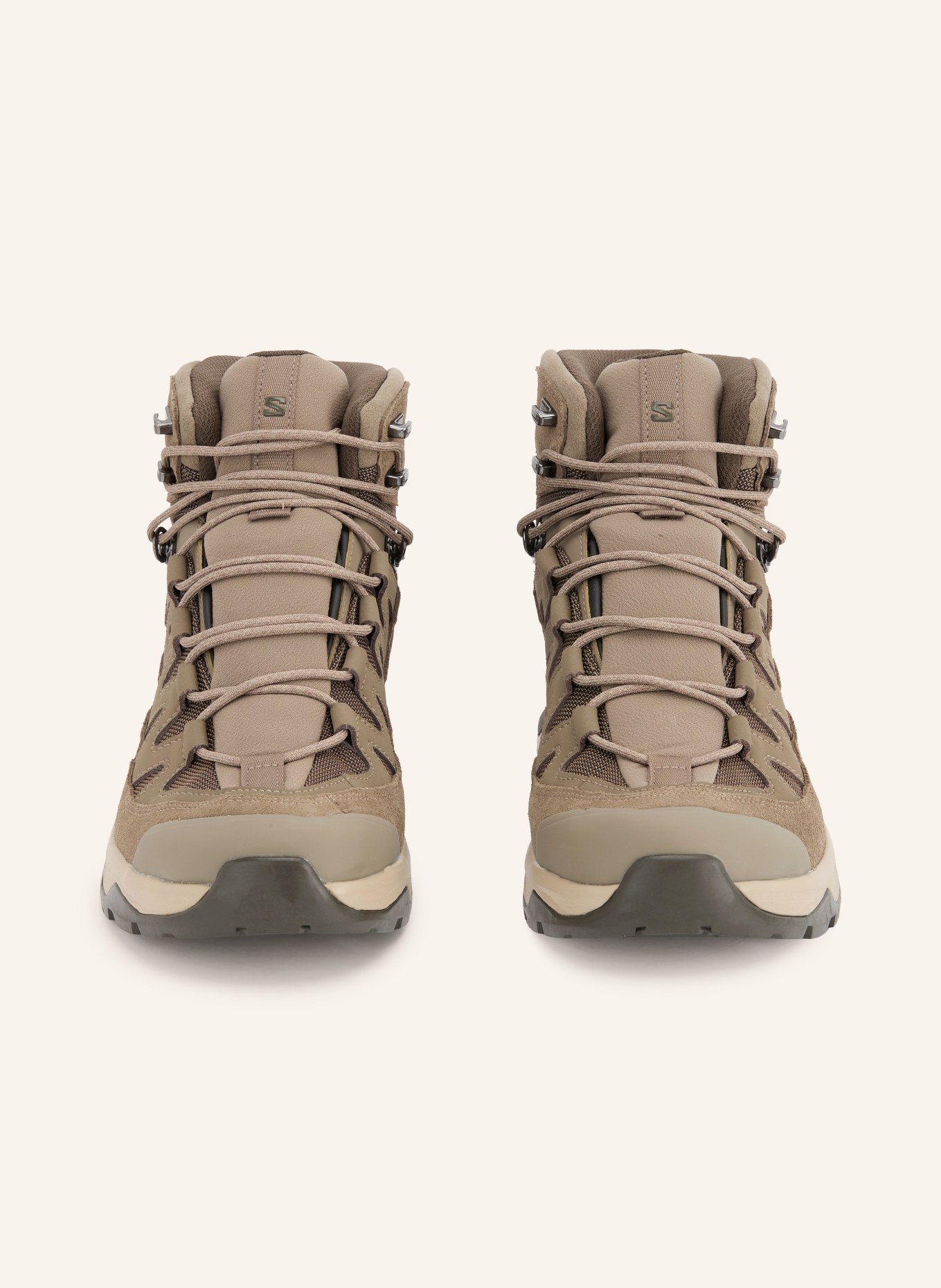 SALOMON Wandelschoenen QUEST ECHO GTX: TAUPE / MARRON FONCÉ