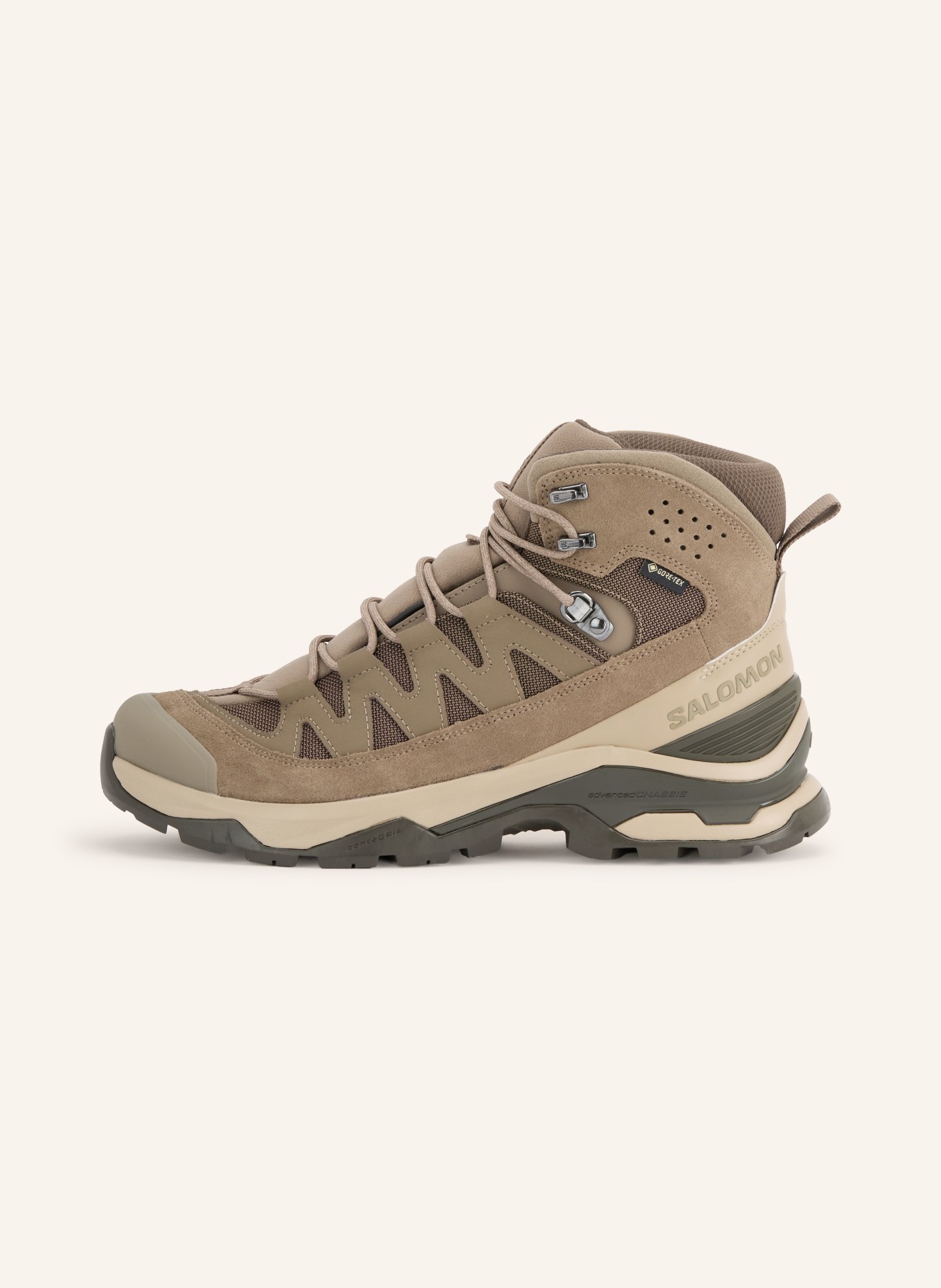 SALOMON Wandelschoenen QUEST ECHO GTX: TAUPE / MARRON FONCÉ