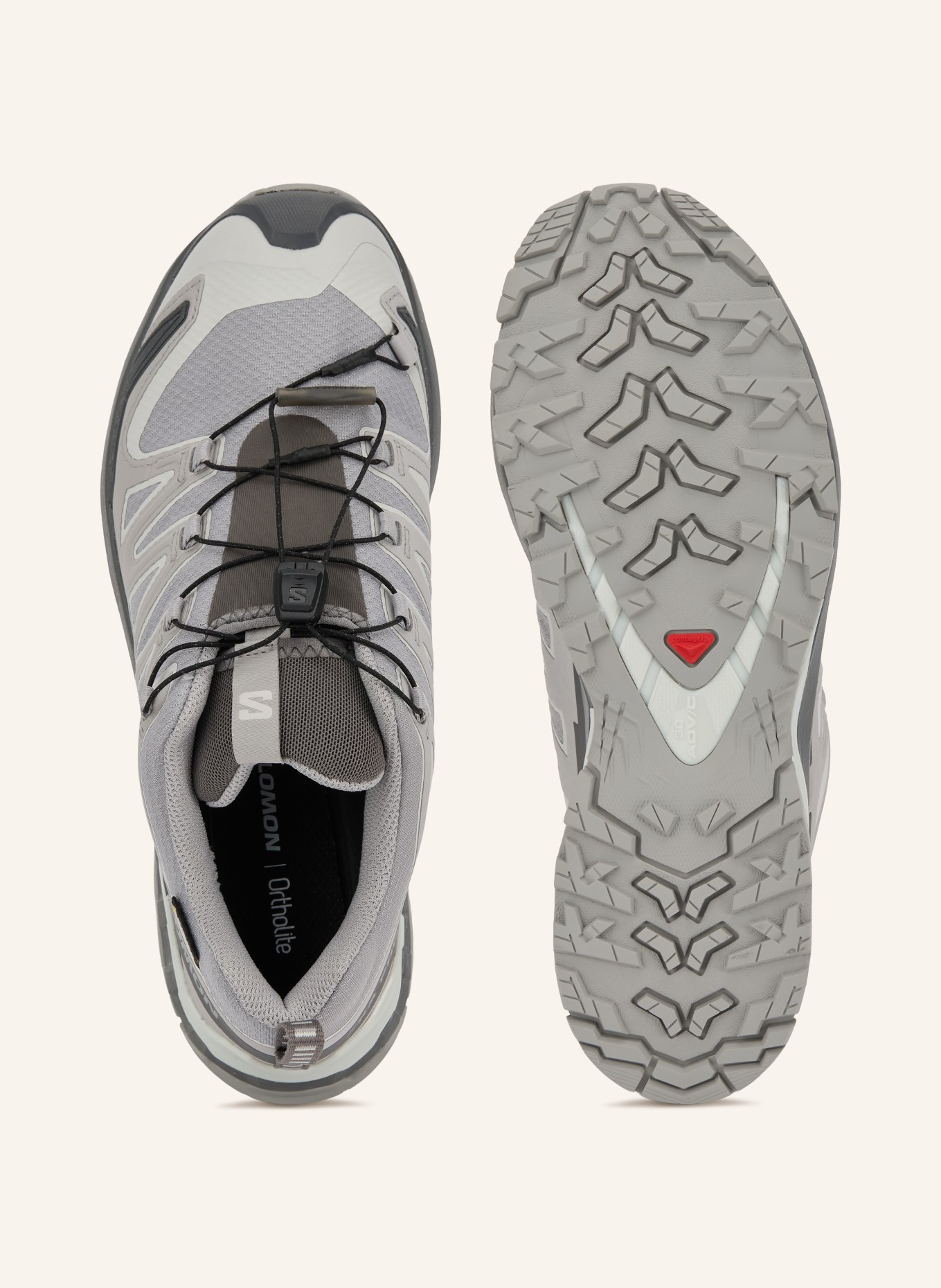 SALOMON Trailrunning-sko XA PRO 3D V9 GTX: LYSEGRÅ / MØRKEGRÅ