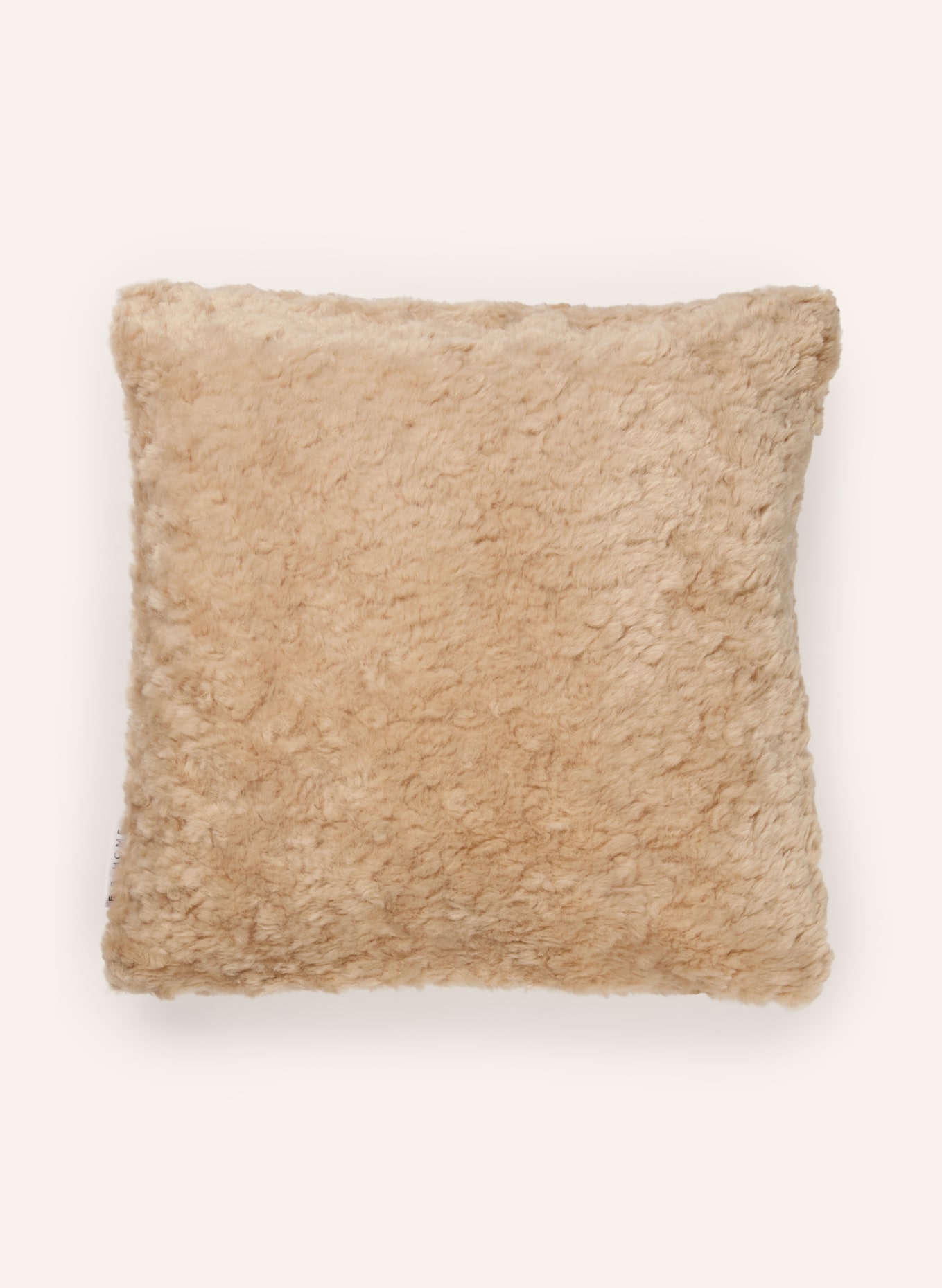 EB HOME Pyntepudebetræk i kunstpels: BEIGE