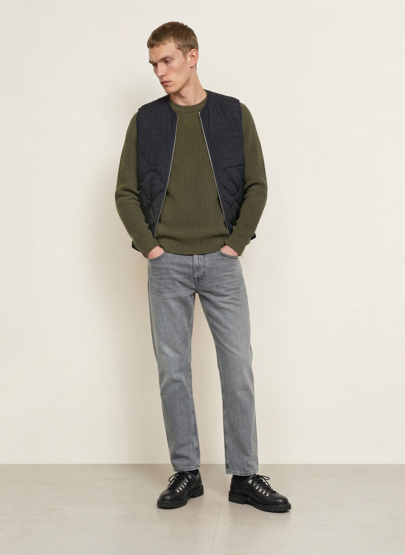 CLOSED Jeans COOPER TRUE Regular Fit: MGY MID GREY