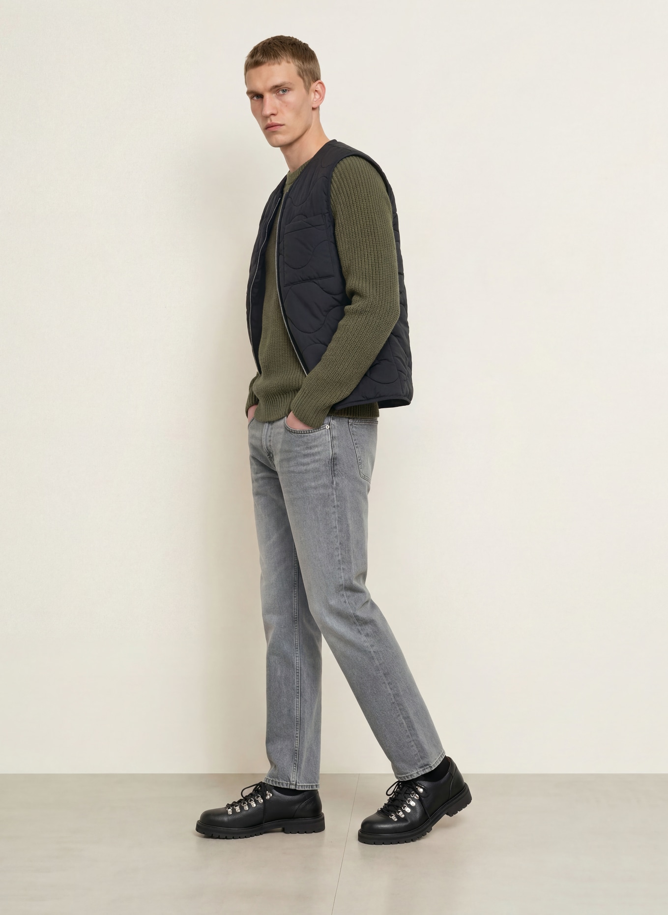 CLOSED Jeans COOPER TRUE Regular Fit: MGY MID GREY