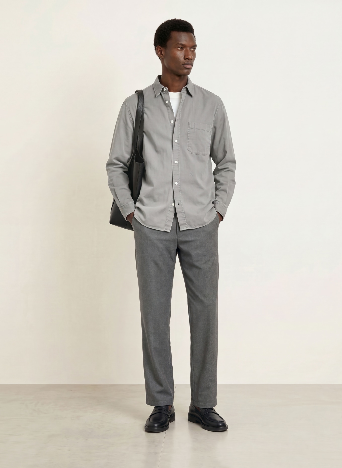 CLOSED Hemd Comfort Fit: GRAU