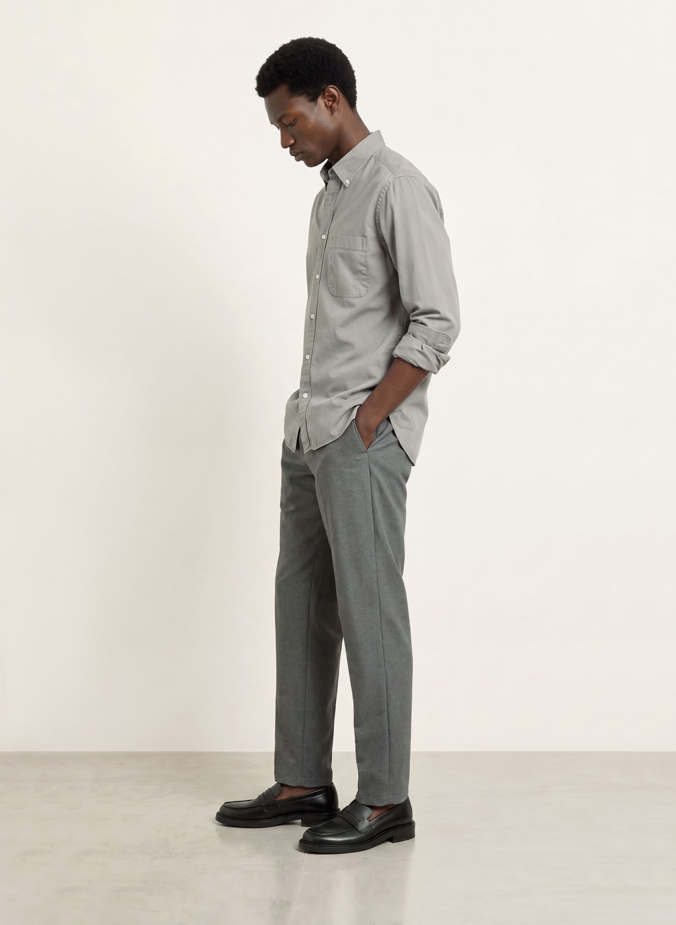 CLOSED Hemd Comfort Fit: GRAU
