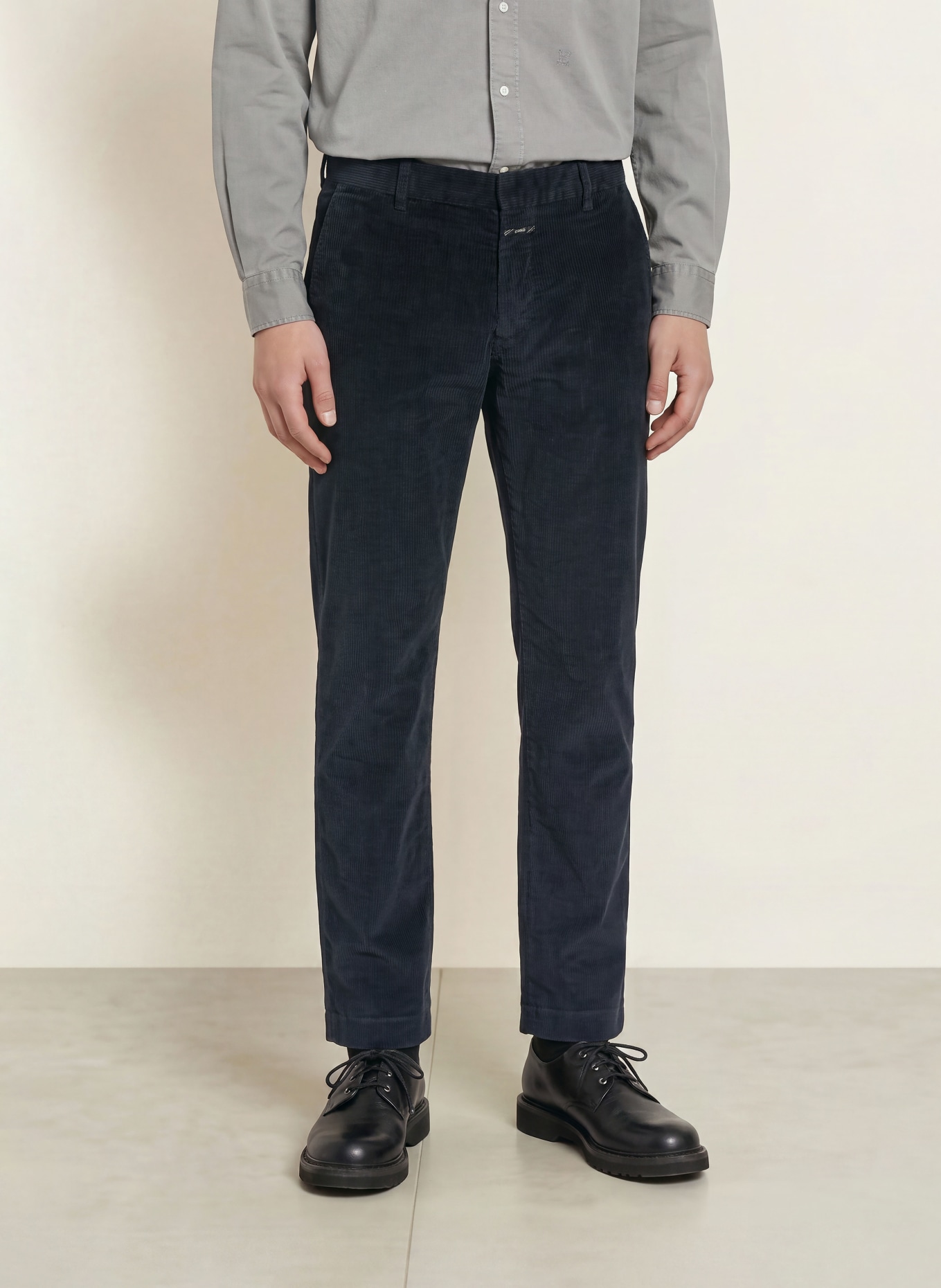 CLOSED Cordhose CLIFTON Slim FIt: DUNKELBLAU