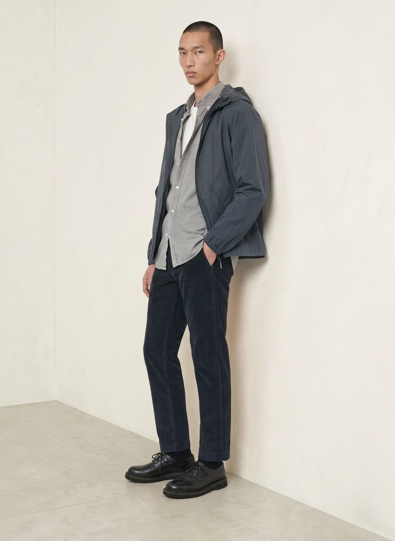 CLOSED Cordhose CLIFTON Slim FIt: DUNKELBLAU