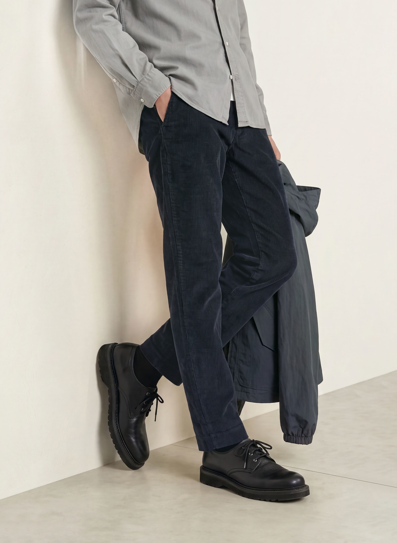 CLOSED Cordhose CLIFTON Slim FIt: DUNKELBLAU
