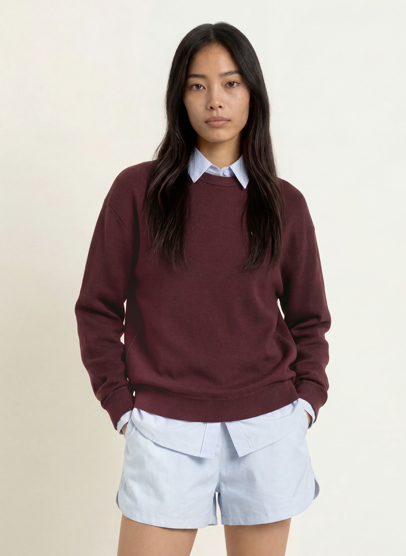 LACOSTE Pullover: DUNKELBRAUN