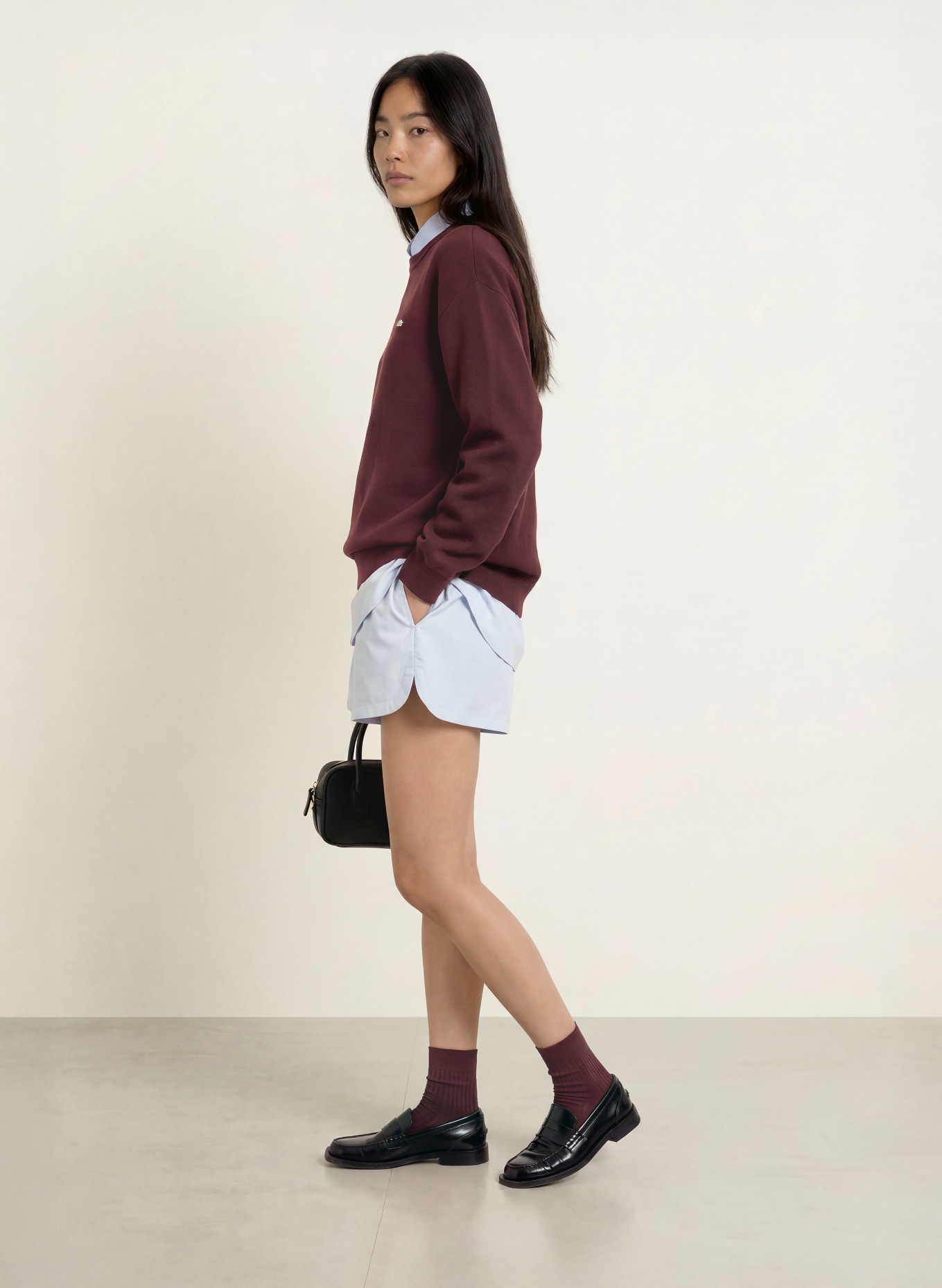 LACOSTE Pullover: DUNKELBRAUN