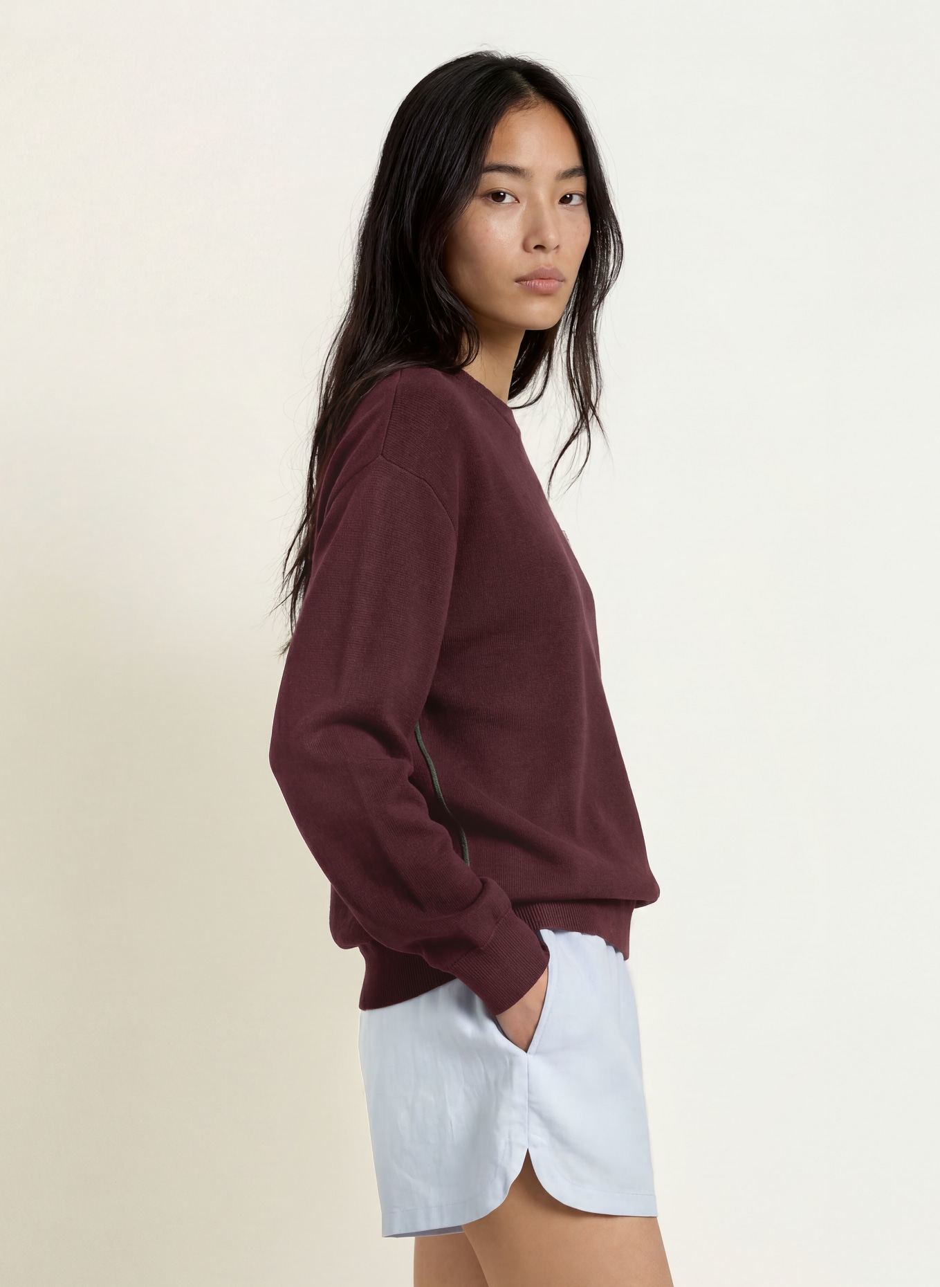 LACOSTE Pullover: DUNKELBRAUN