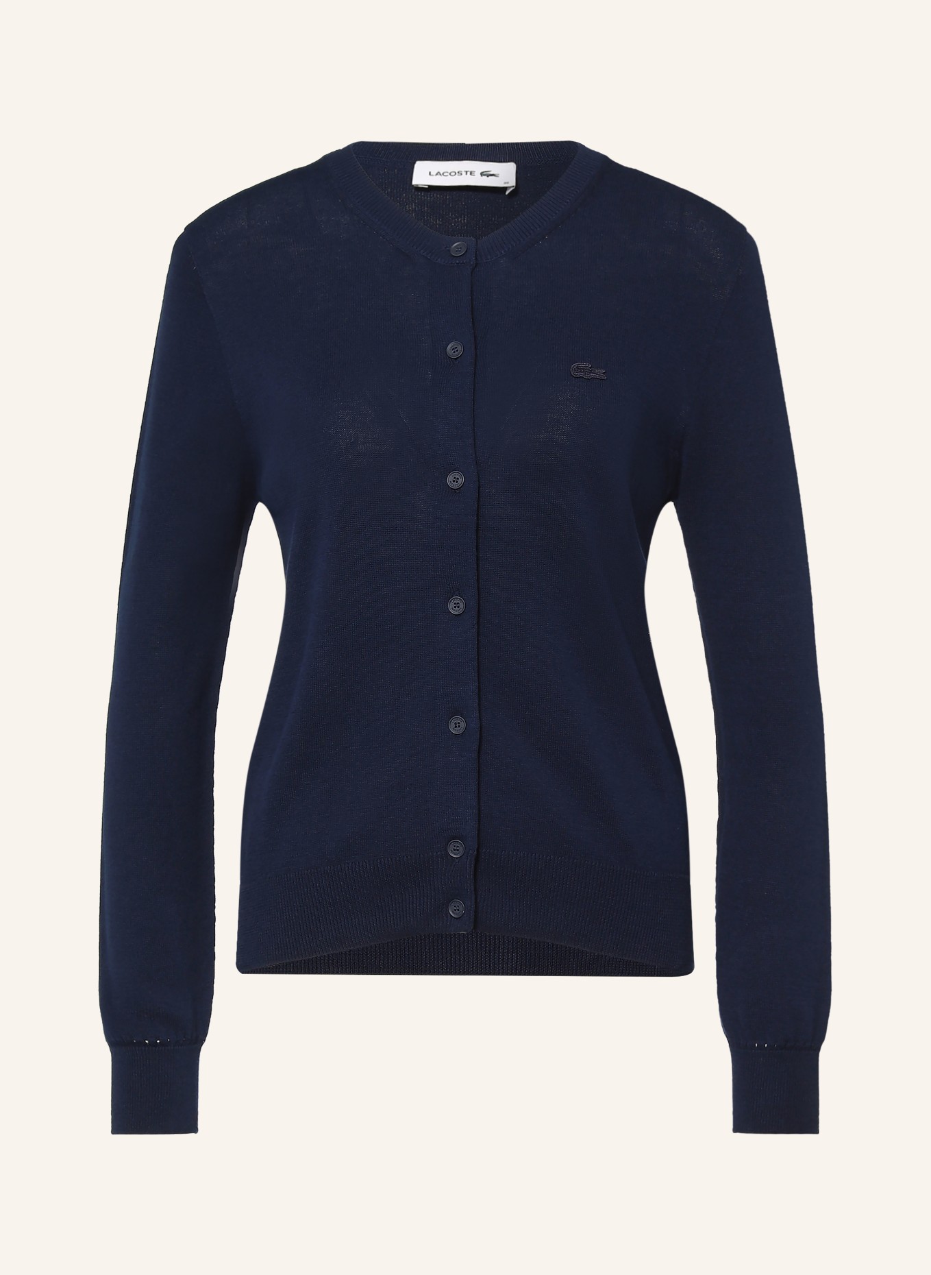 LACOSTE Cardigan: ALBASTRU ÎNCHIS