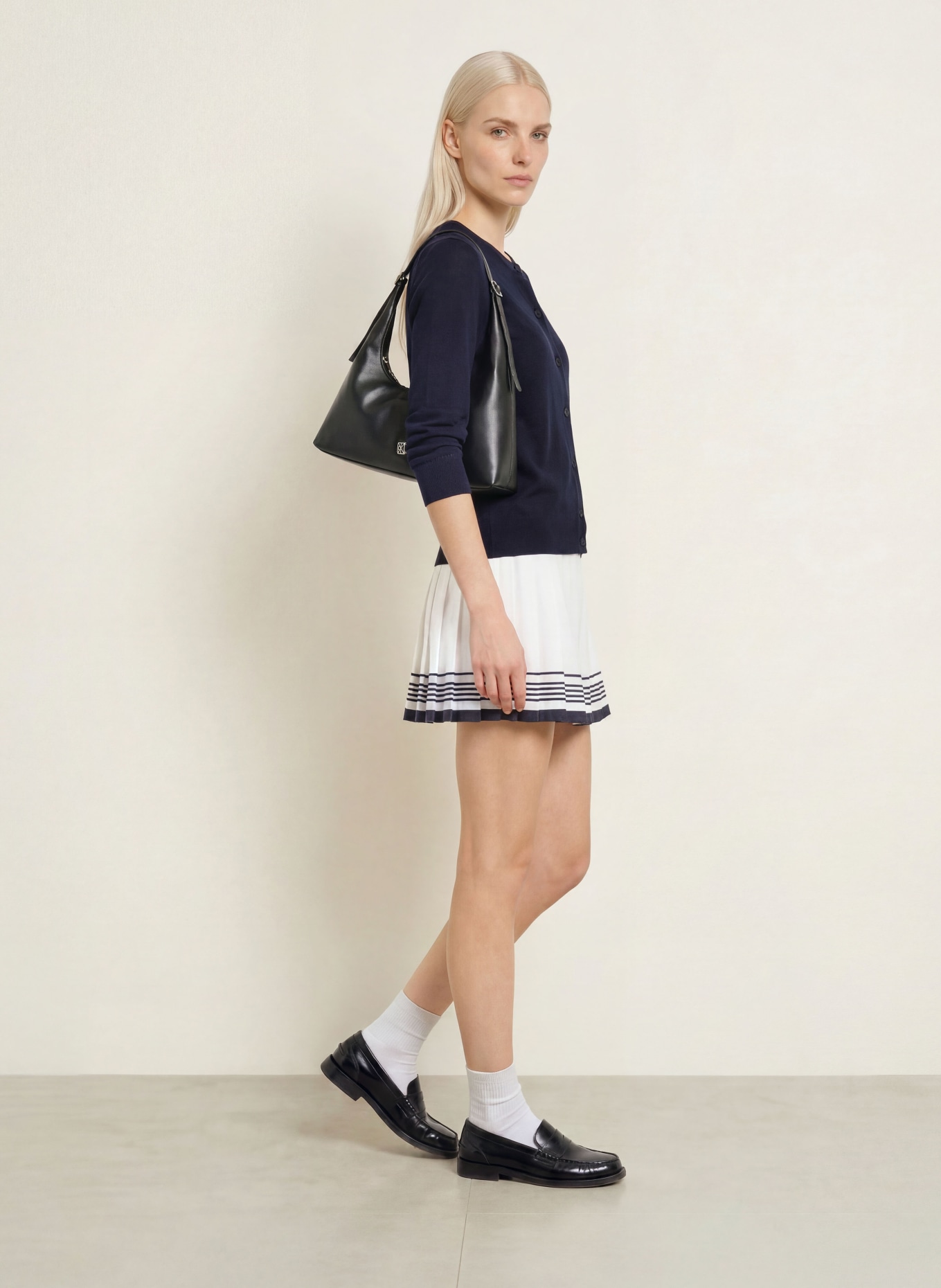 LACOSTE Cardigan: ALBASTRU ÎNCHIS