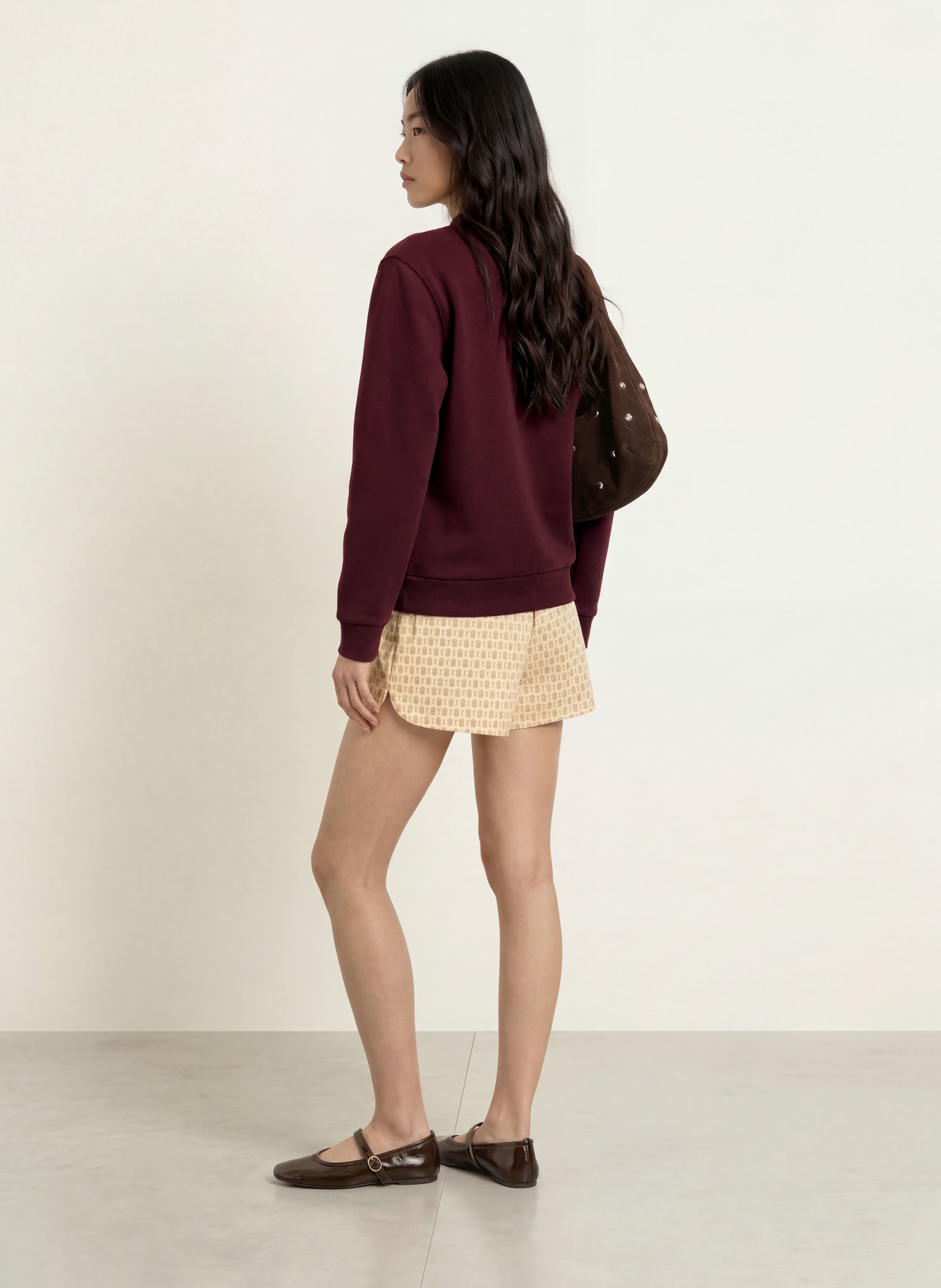 LACOSTE Sweatshirt: DARK RED