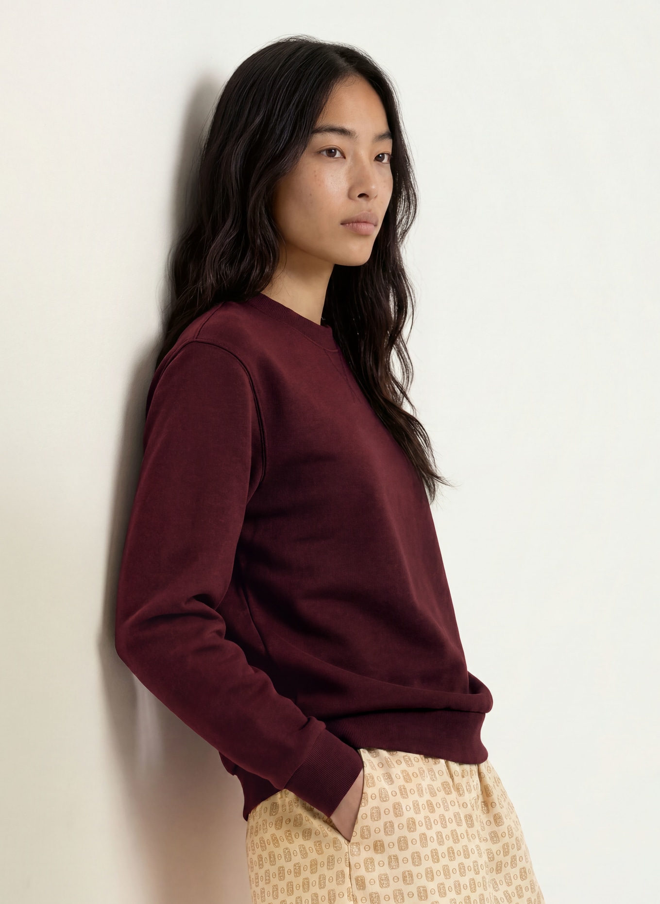 LACOSTE Sweatshirt: DARK RED